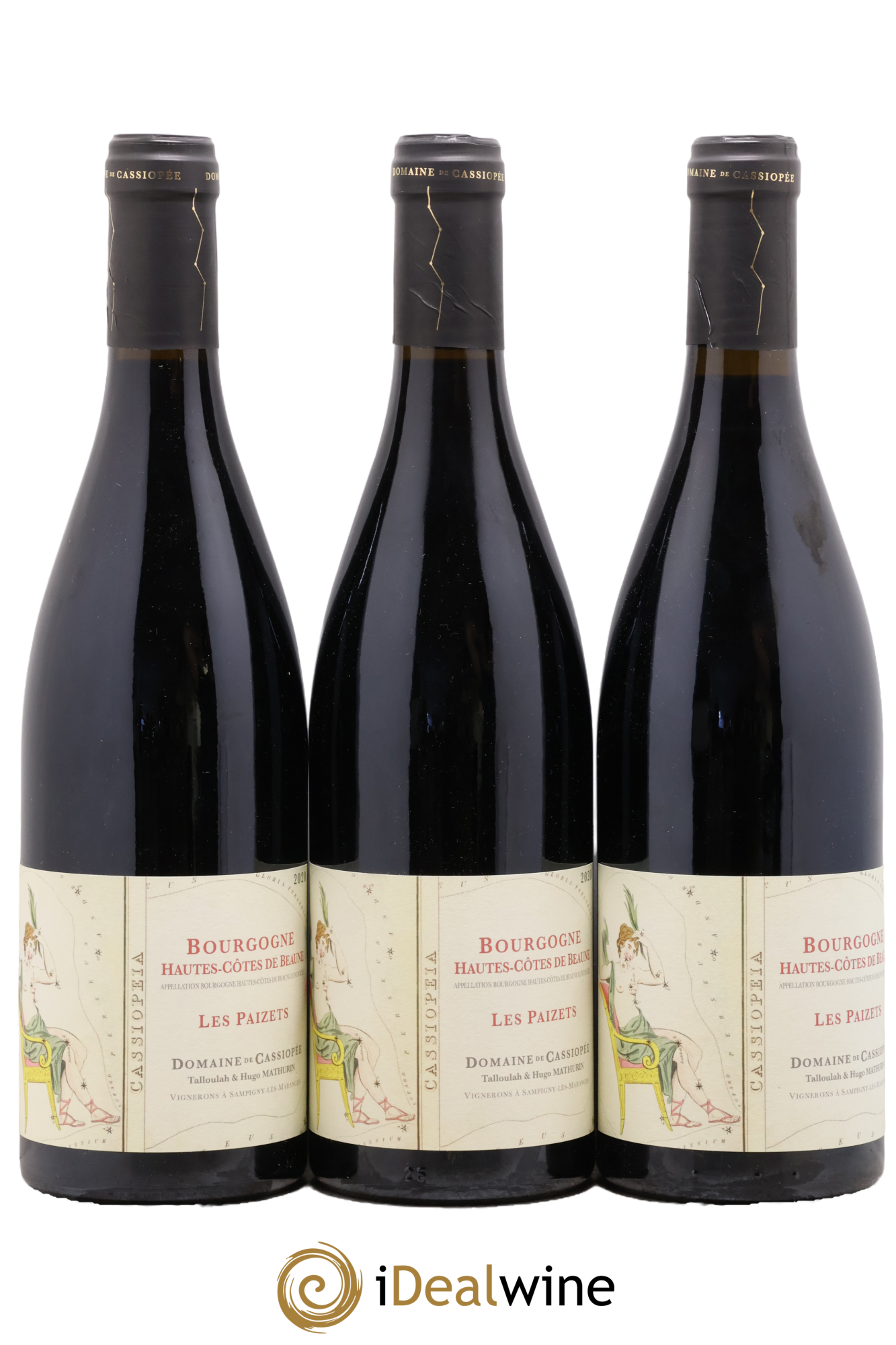 Hautes-Côtes de Beaune Les Paizets Domaine de Cassiopée 2020 - Lot of 3 bottles - 0