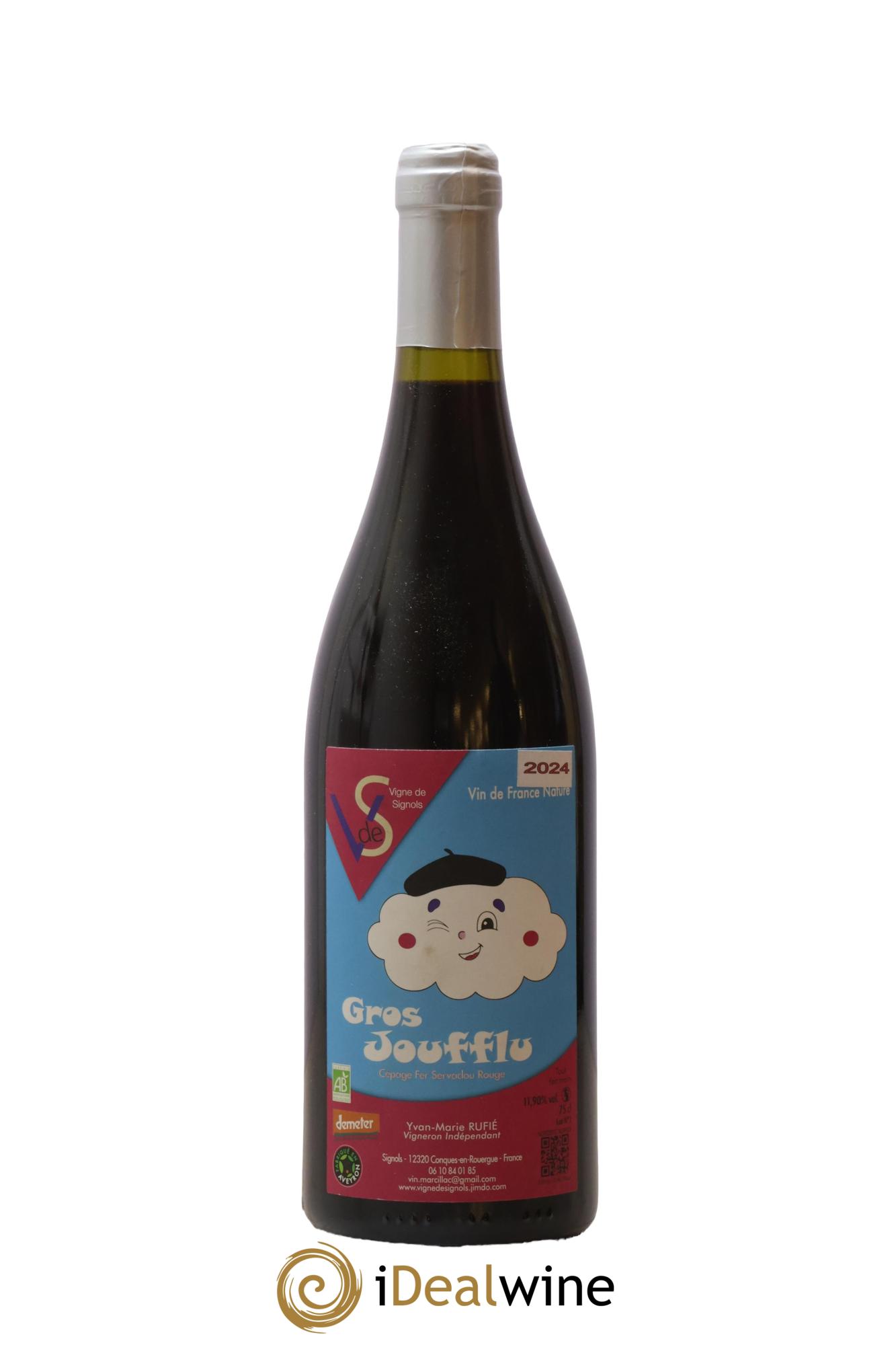 Vin de France Gros Joufflu Vigne De Signols 2024 - Lot de 1 bouteille - 0