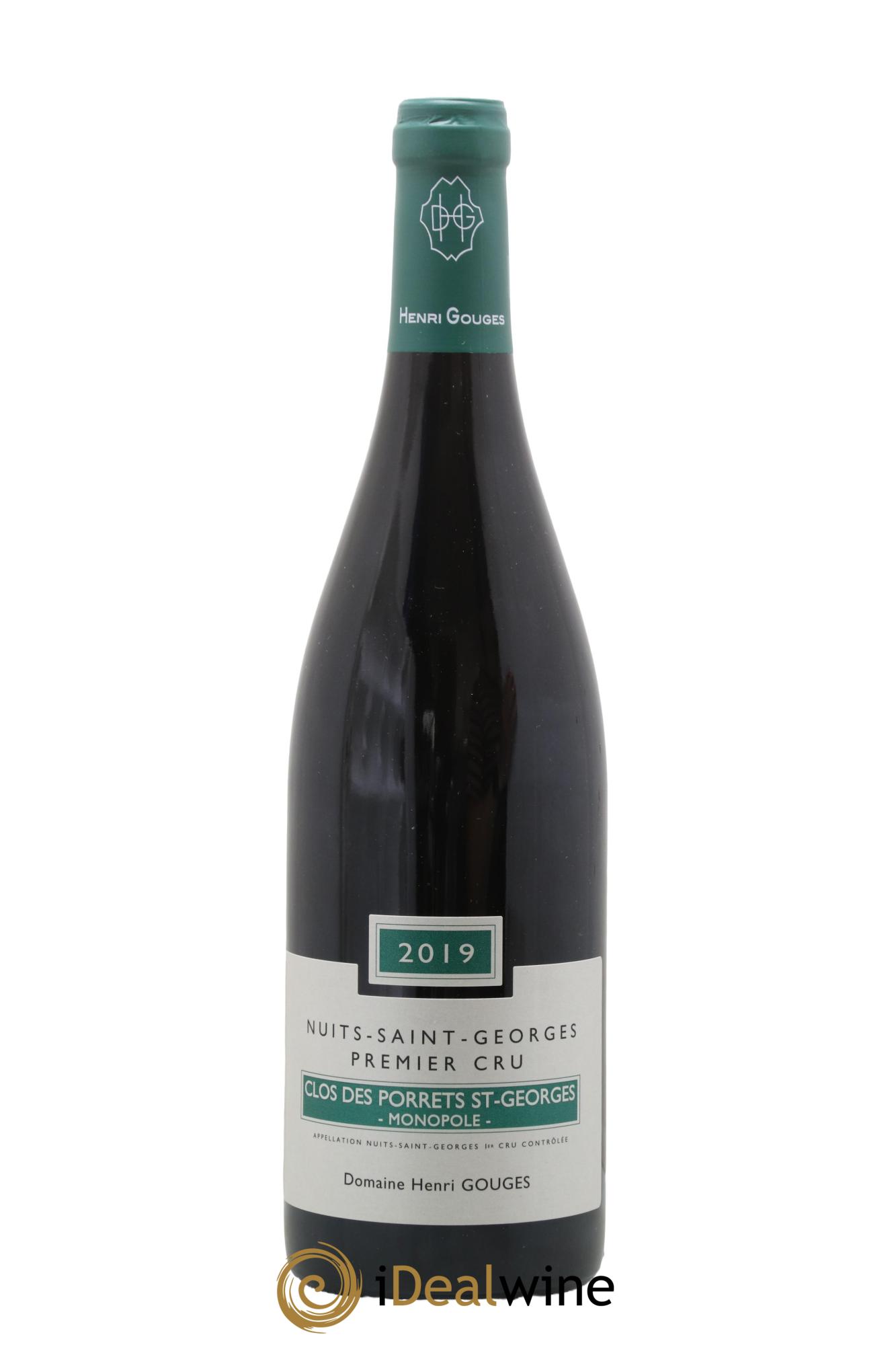 Nuits-Saint-Georges 1er Cru Clos des Porrets St Georges Henri Gouges 2019 - Posten von 1 Flasche - 0
