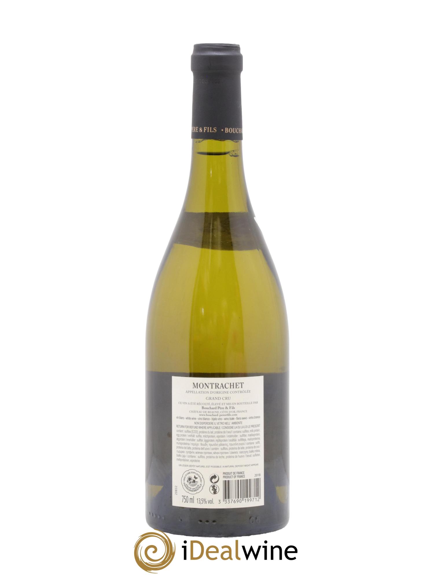 Montrachet Grand Cru Bouchard Père & Fils 2018 - Lot of 1 bottle - 1