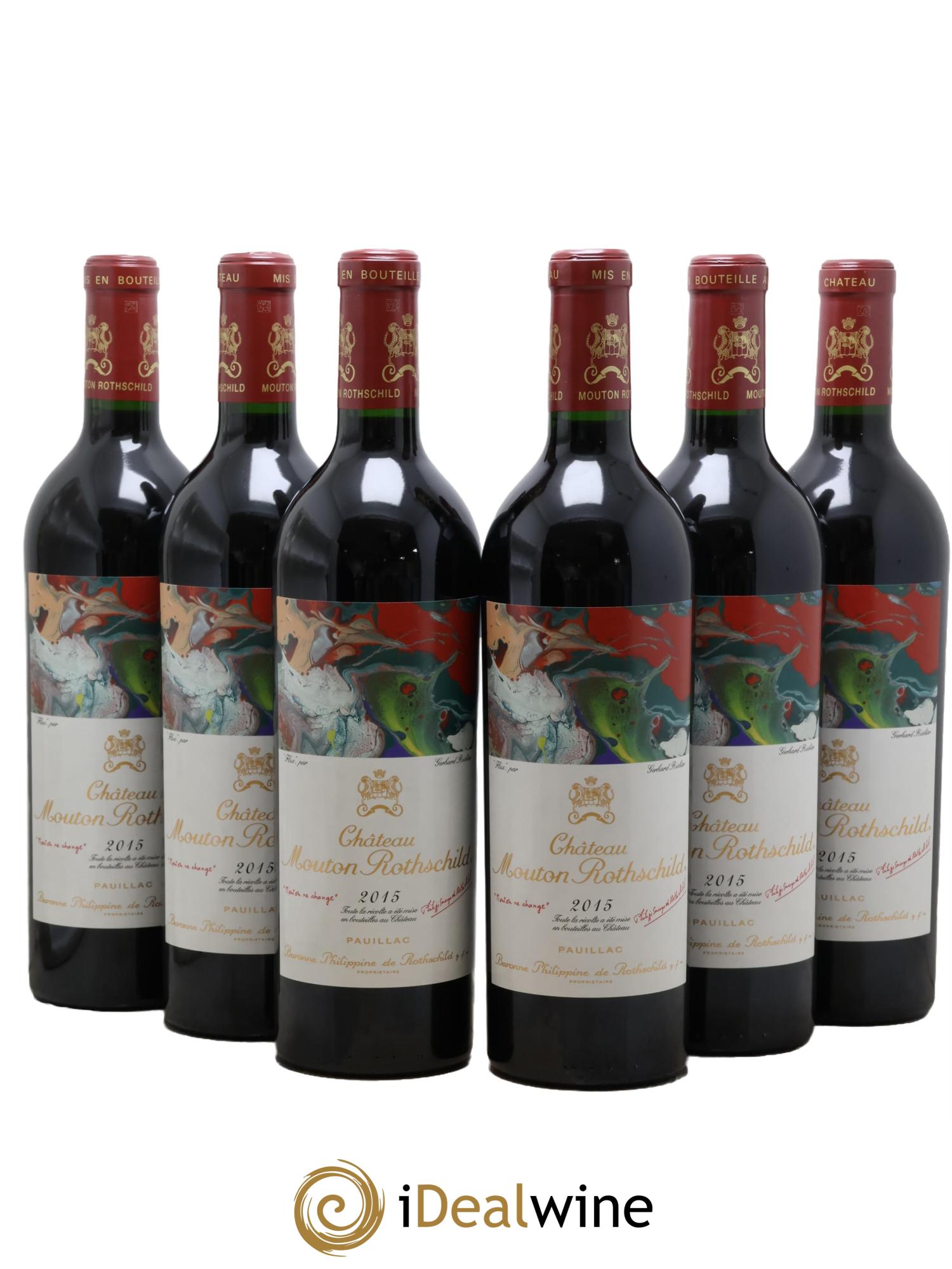 Château Mouton Rothschild 1er Grand Cru Classé 2015 - Lot of 6 bottles - 0