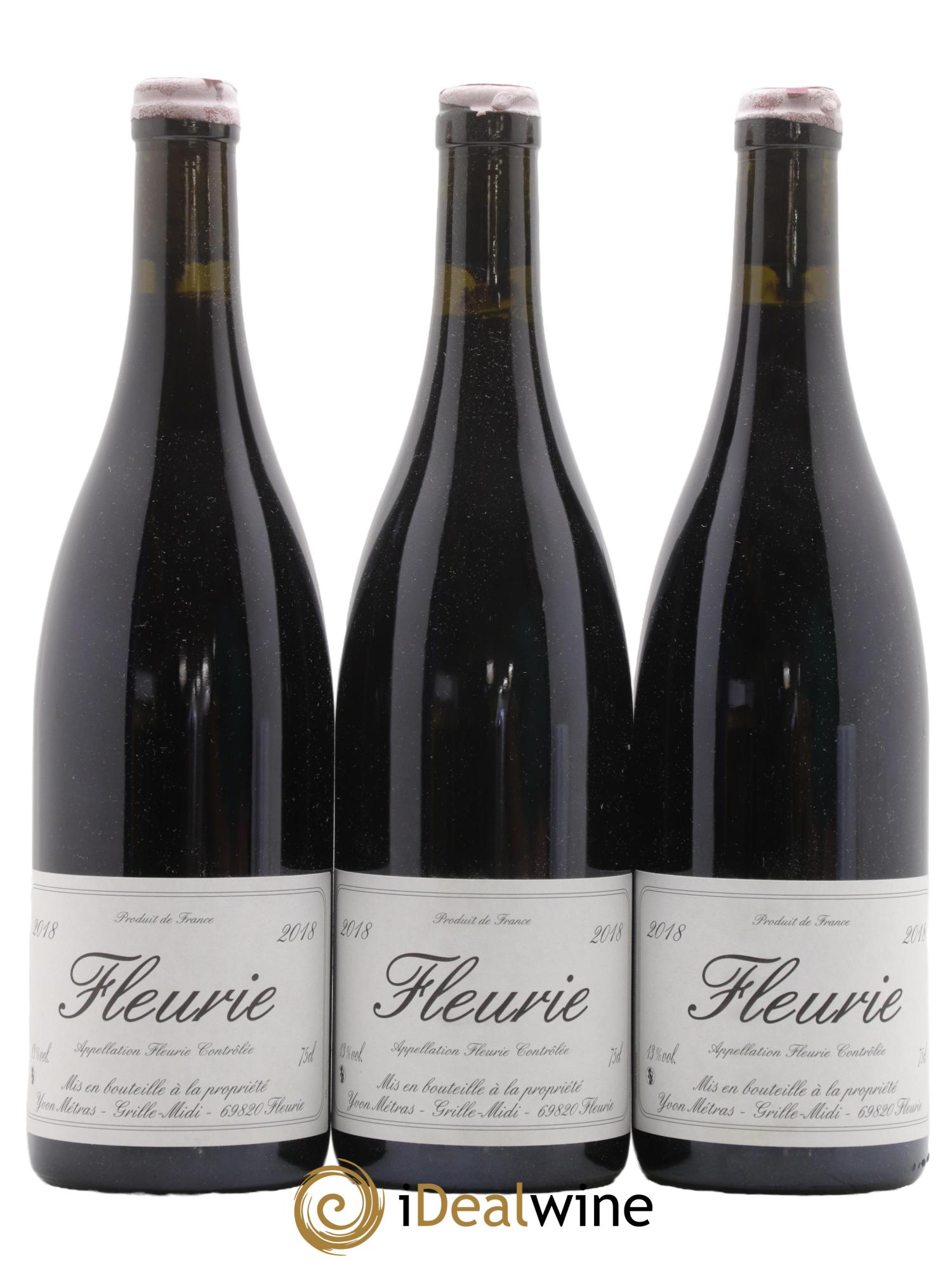 Fleurie Yvon Métras 2018 - Lot de 3 bouteilles - 0