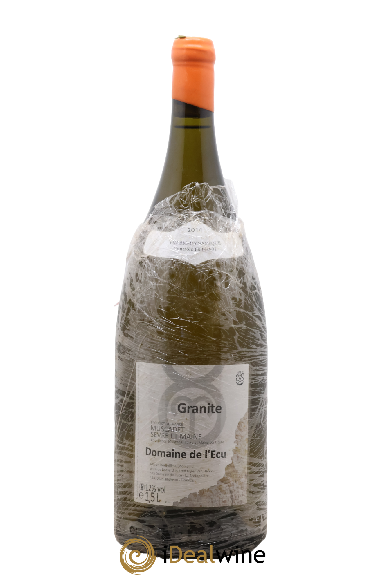 Vin de France (anciennement Muscadet-Sèvre-et-Maine) Expression de Granite Domaine de L'Ecu 2014 - Lot de 1 magnum - 0