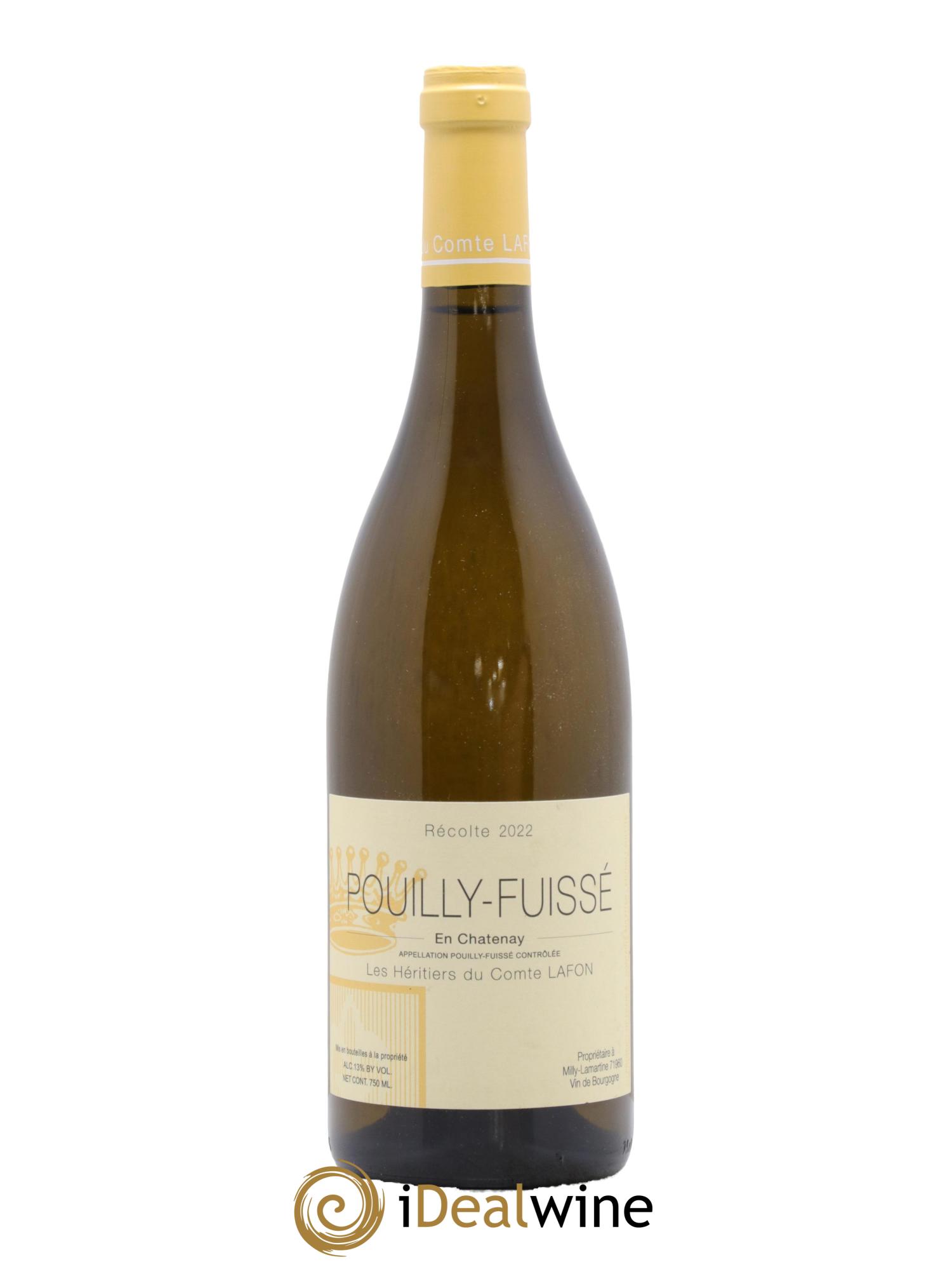 Pouilly-Fuissé En Chatenay Héritiers du Comte Lafon 2022 - Lot de 1 bouteille - 0
