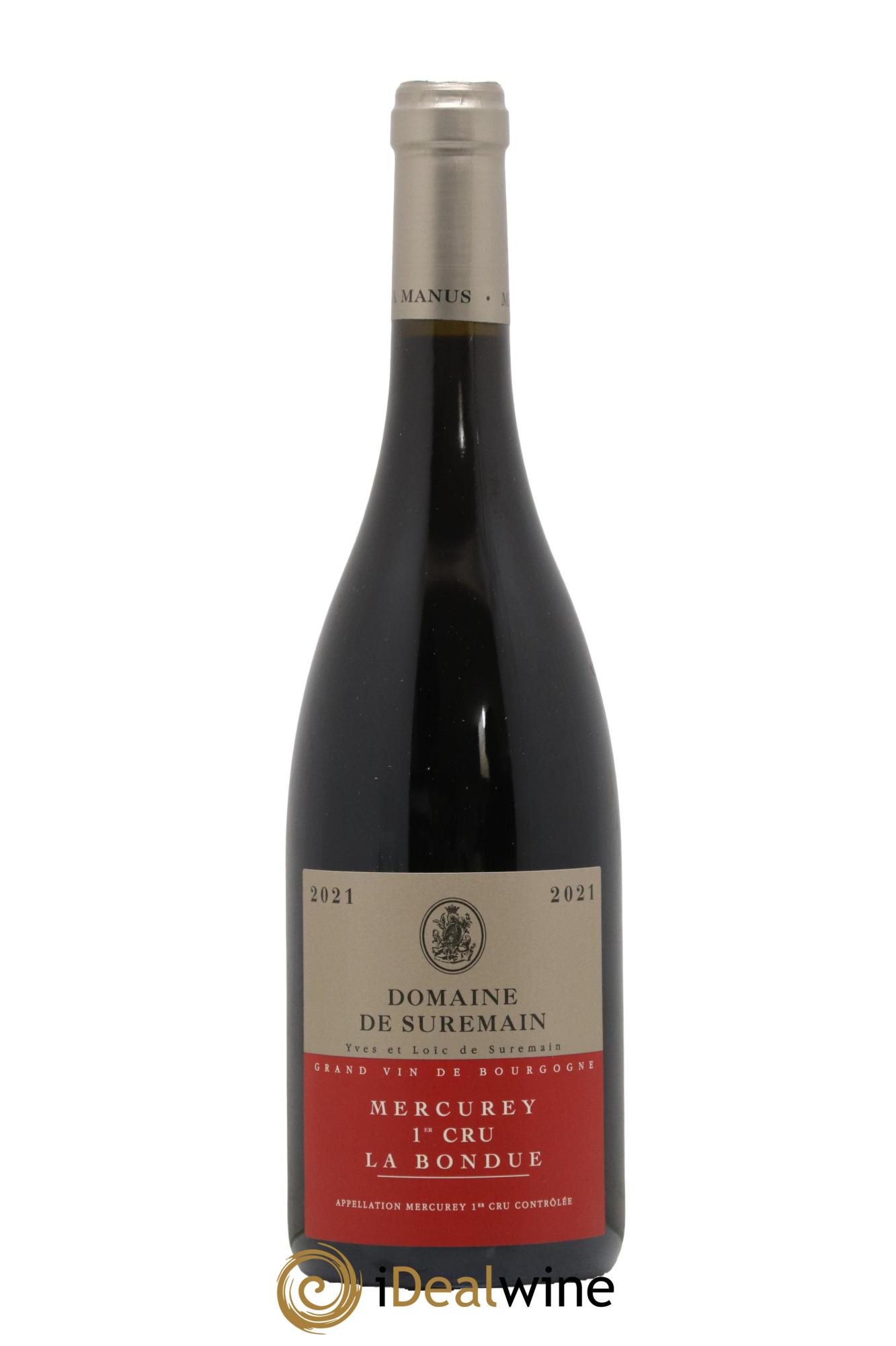 Mercurey 1er Cru La Bondue Domaine de Suremain 2021 - Lot de 1 bouteille - 0