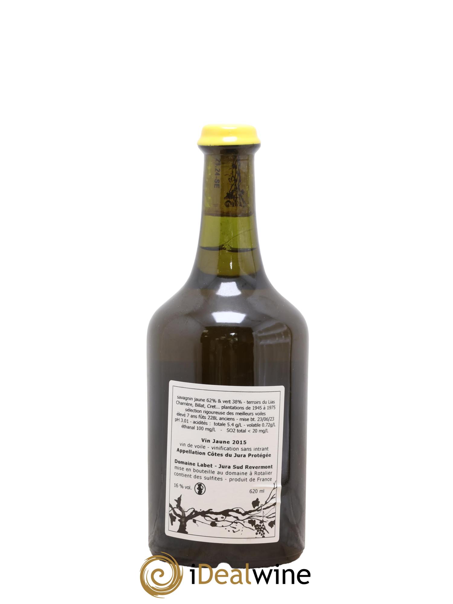 Côtes du Jura Vin Jaune Romain - Julien  - Charline Labet 2015 - Lot of 1 Clavelin - 1