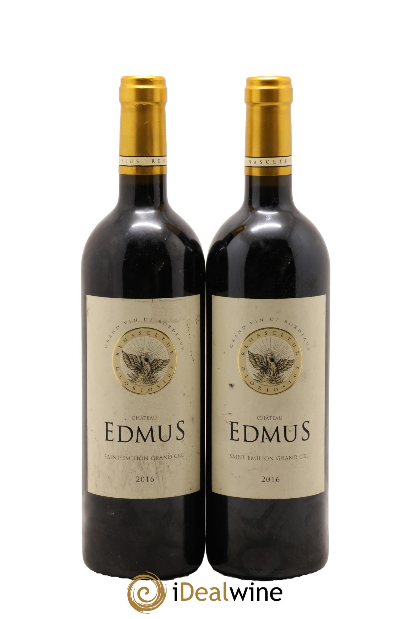 Château Edmus Grand Cru 2016 - Posten von 2 Flaschen - 0