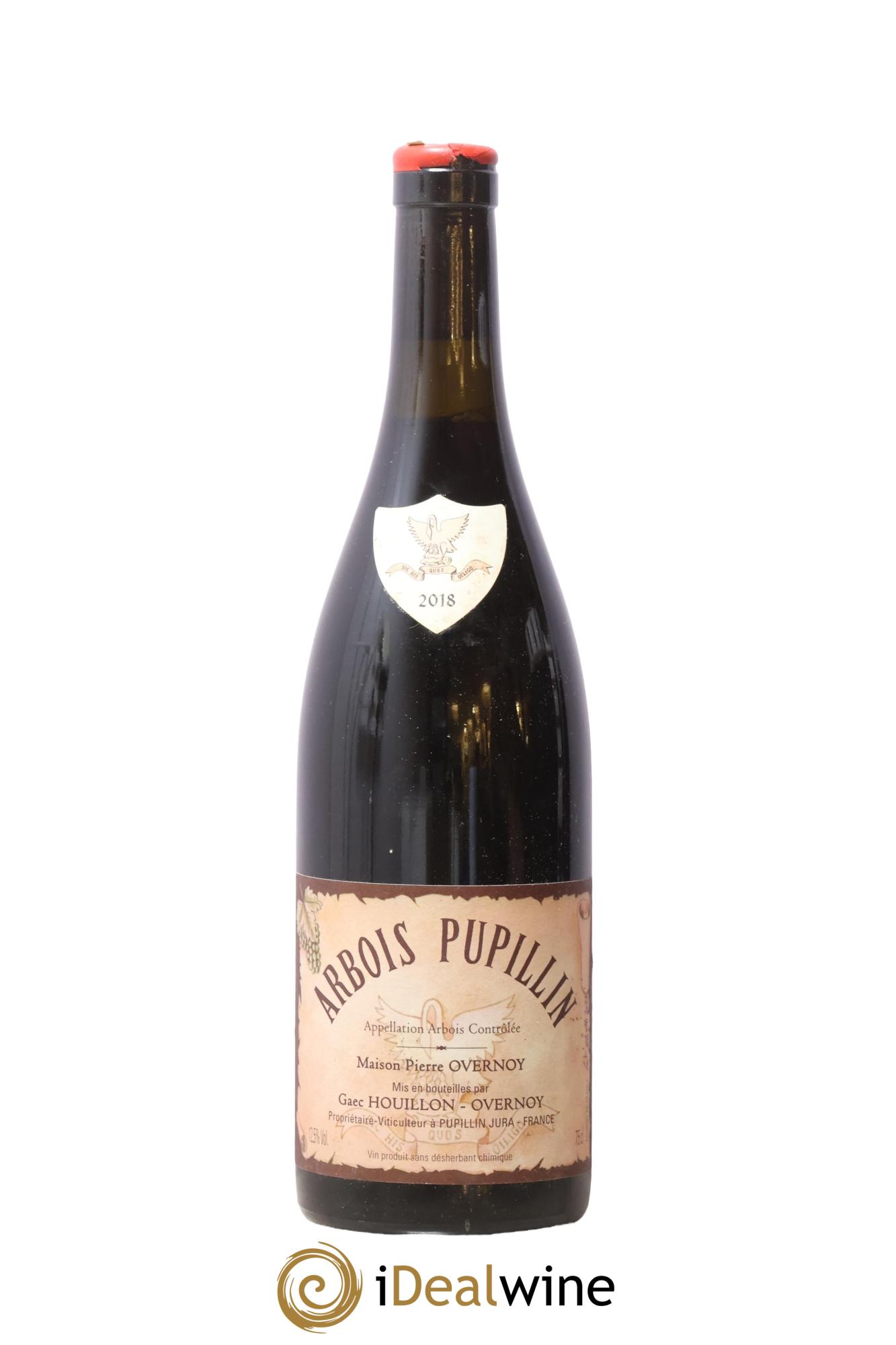 Arbois-Pupillin Poulsard (cire rouge) Overnoy-Houillon (Domaine) 2018 - Posten von 1 Flasche - 0