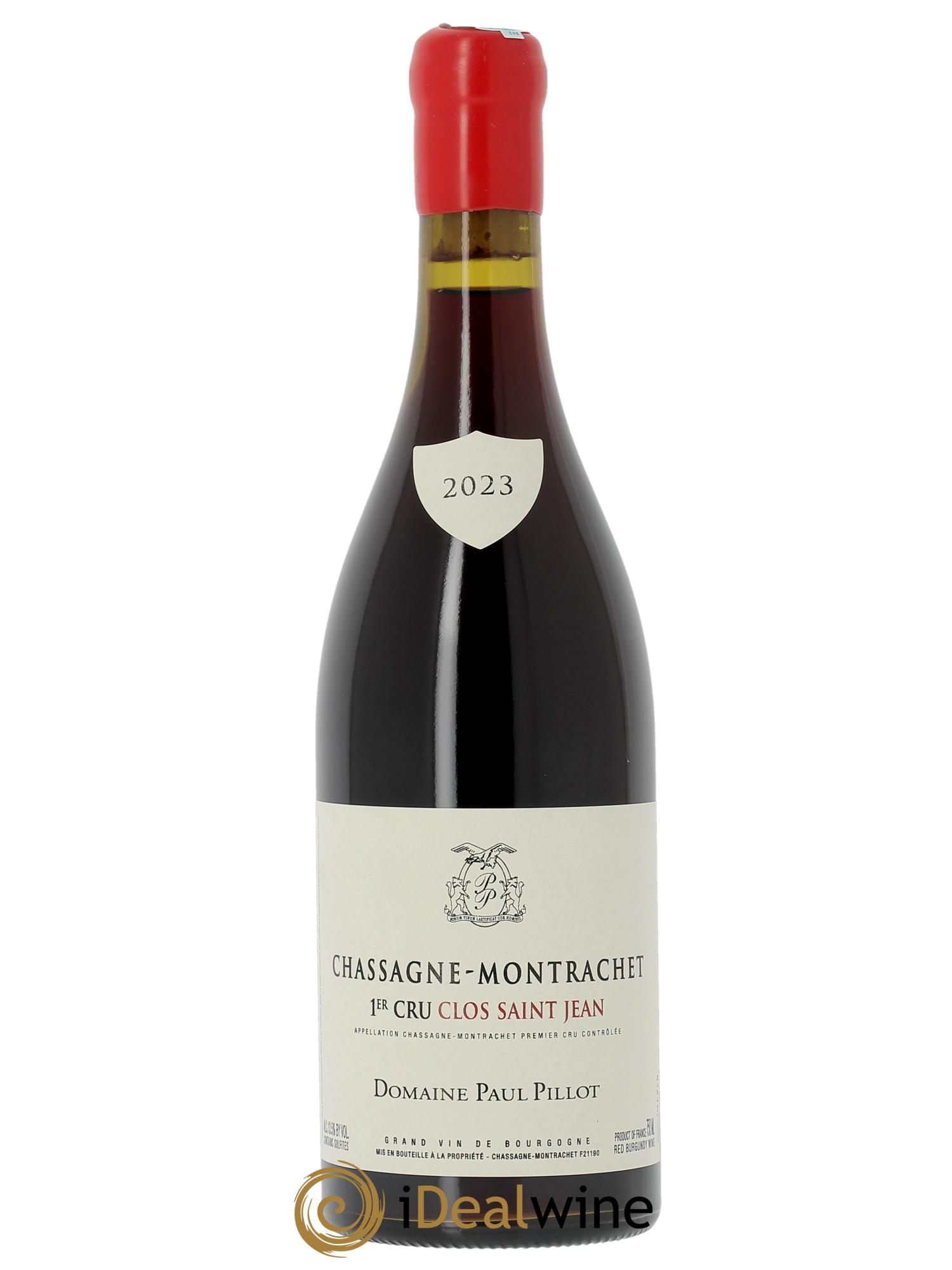 Chassagne-Montrachet 1er Cru Clos Saint-Jean Paul Pillot (Domaine)  2023 - Lot de 1 bouteille - 0