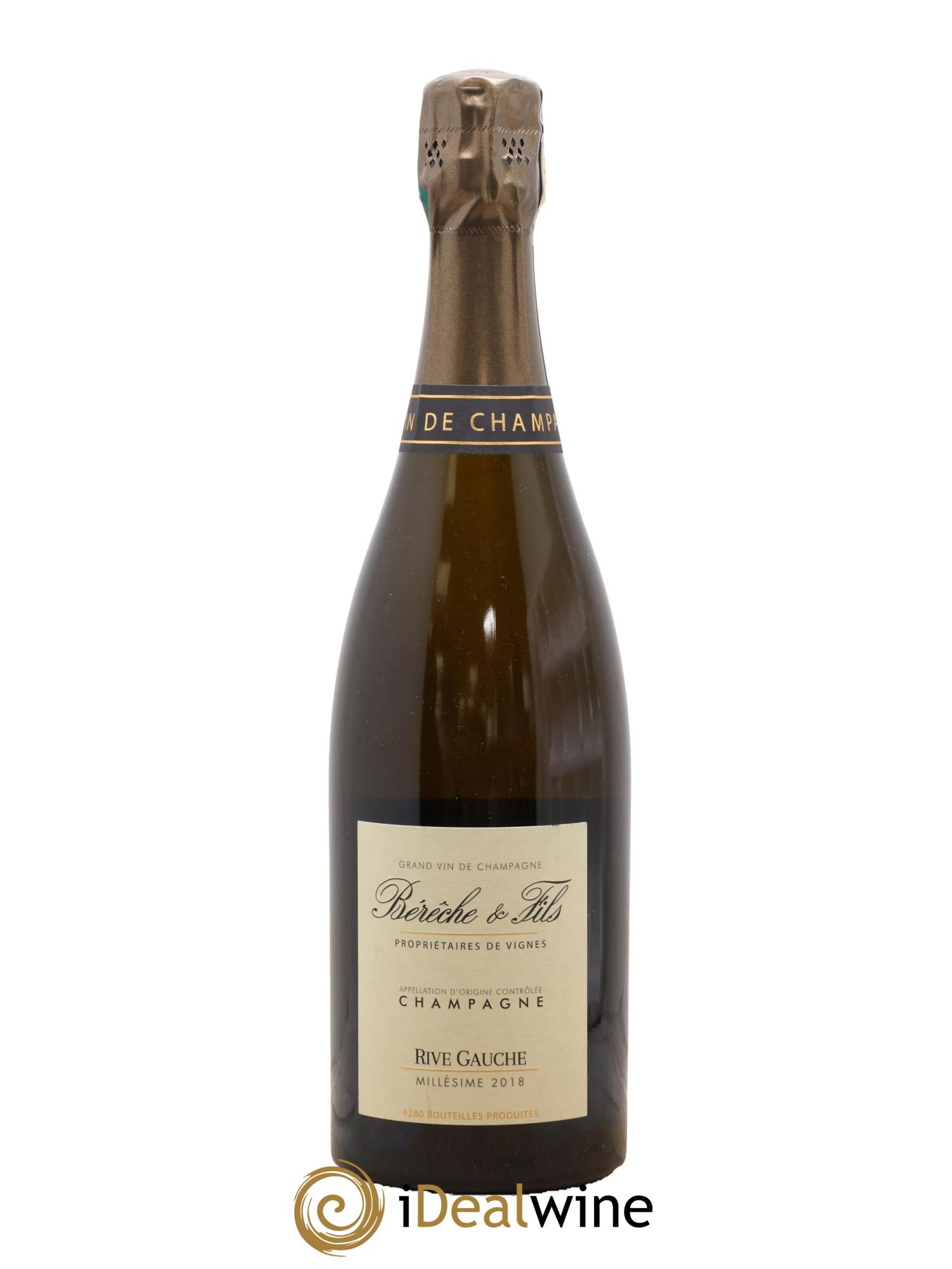 Rive Gauche Extra-Brut Bérêche et Fils 2018 - Posten von 1 Flasche - 0
