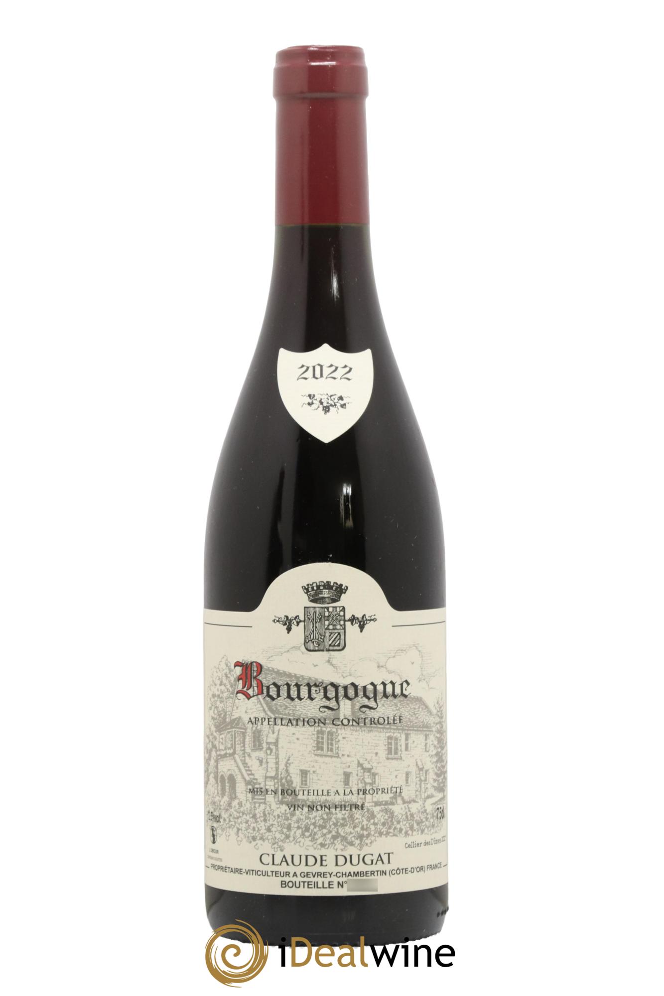 Bourgogne Claude Dugat 2022 - Lot de 1 bouteille - 0