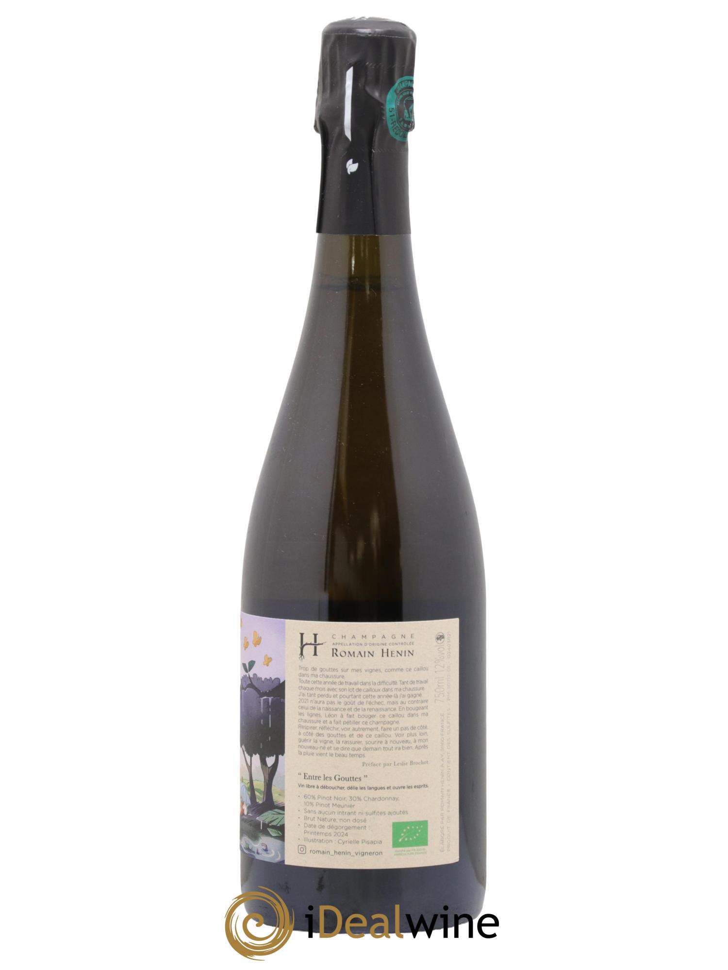 Entre les Gouttes Romain Henin - Posten von 1 Flasche - 1