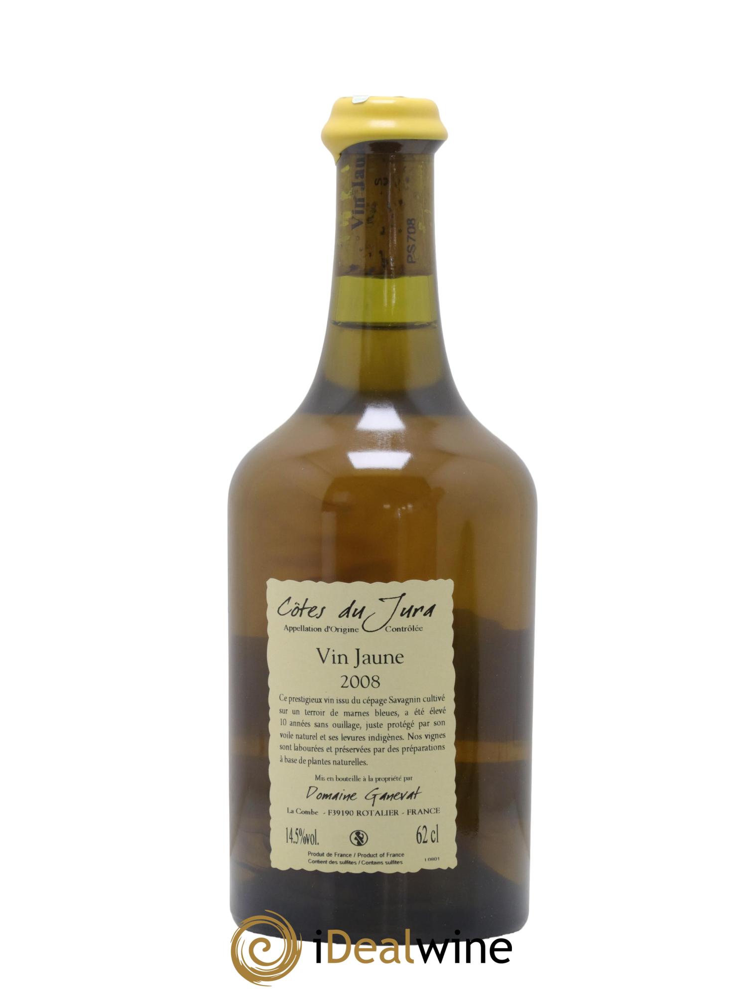 Côtes du Jura Vin Jaune Jean-François Ganevat (Domaine) 2008 - Lot de 1 clavelin - 1