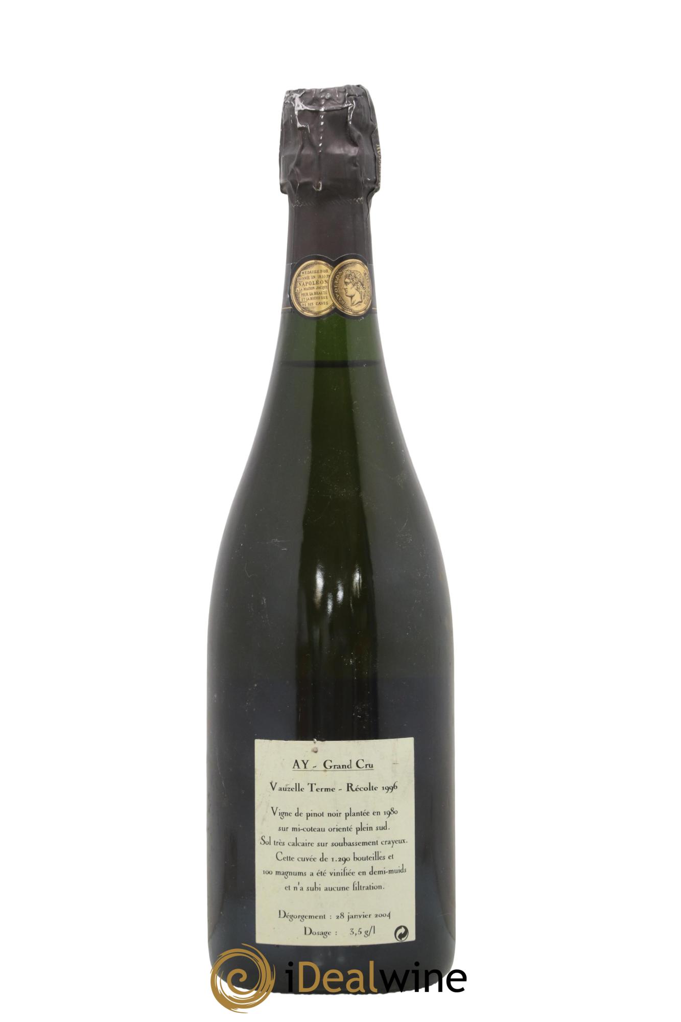 Aÿ Vauzelle Terme Extra-Brut Jacquesson 1996 - Lot of 1 bottle - 1