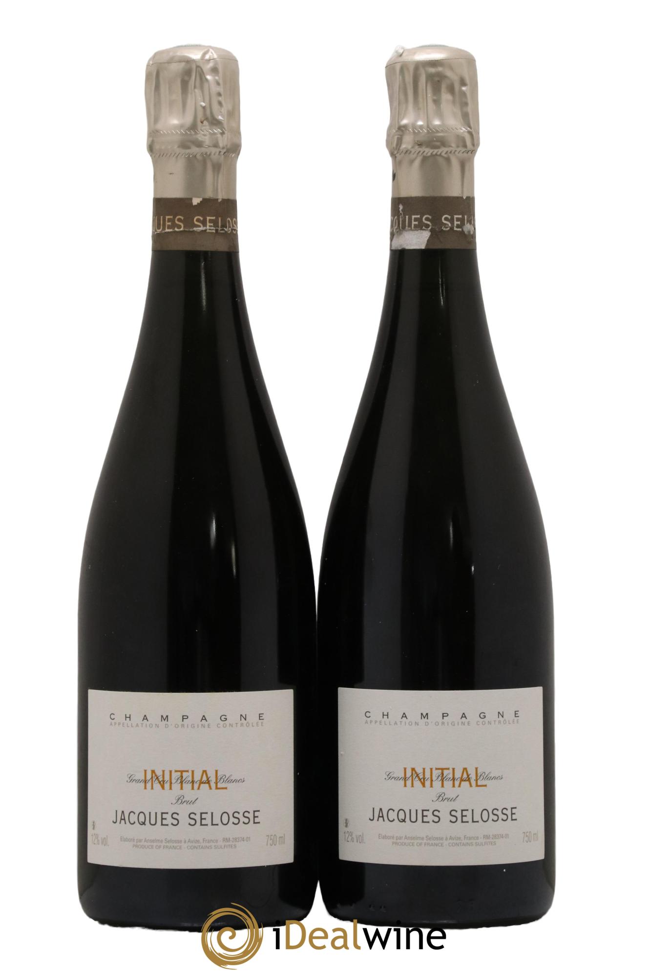 Initial Brut Jacques Selosse - Lot de 2 bouteilles - 0