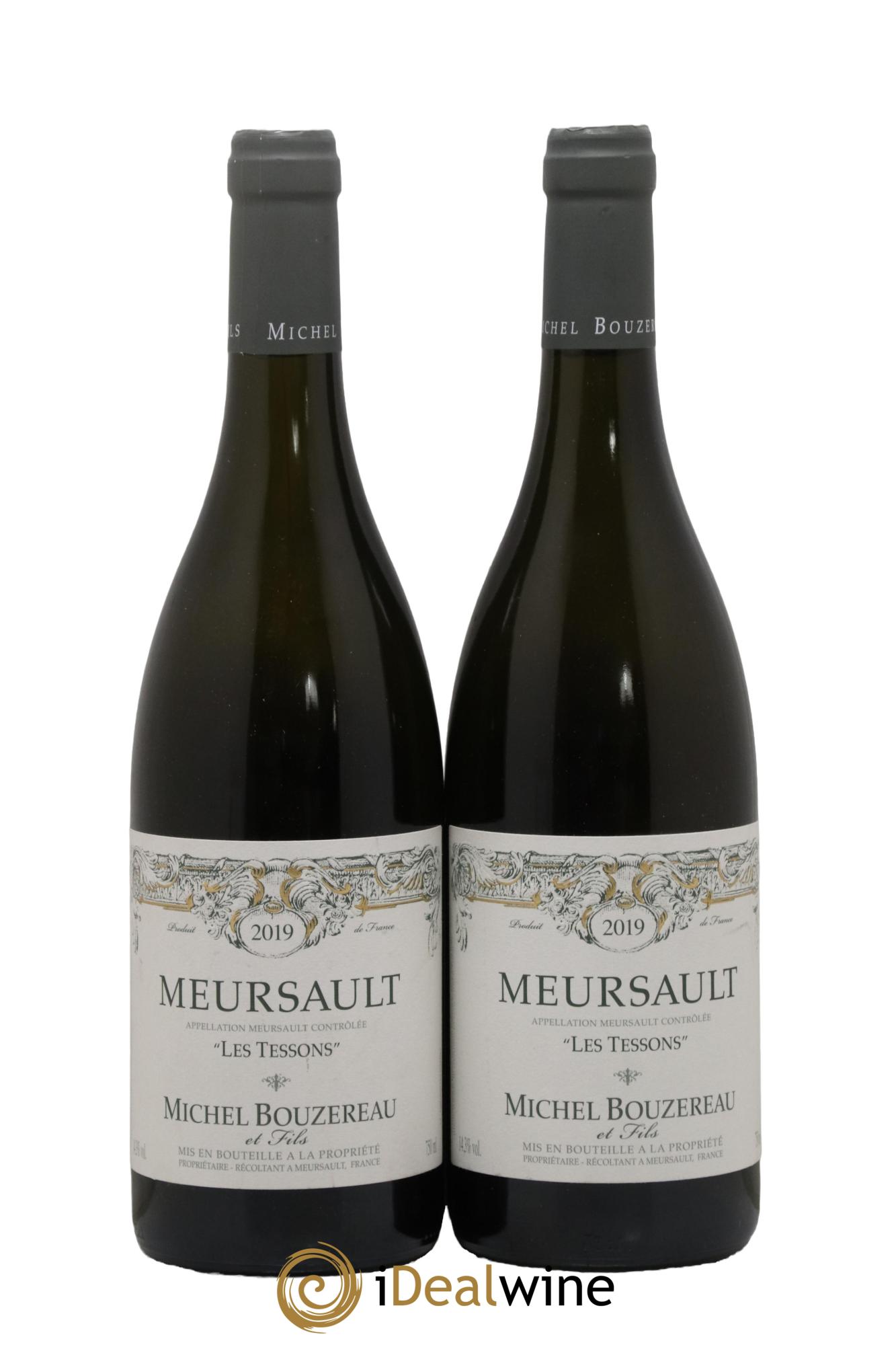 Meursault Les Tessons Michel Bouzereau et Fils (Domaine) 2019 - Lot de 2 bouteilles - 0