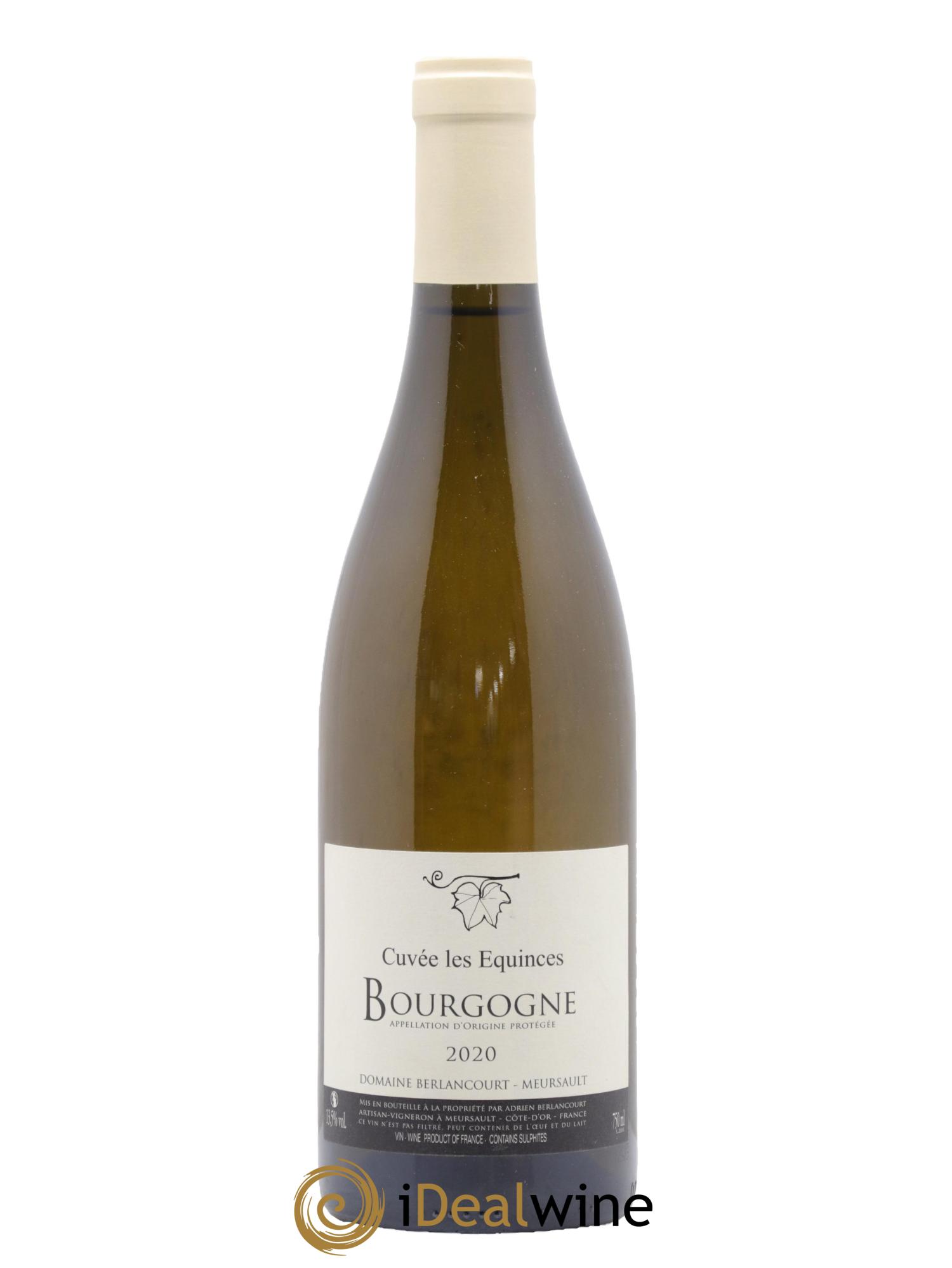 Bourgogne Les Equinces Berlancourt 2020 - Lot de 1 bouteille - 0