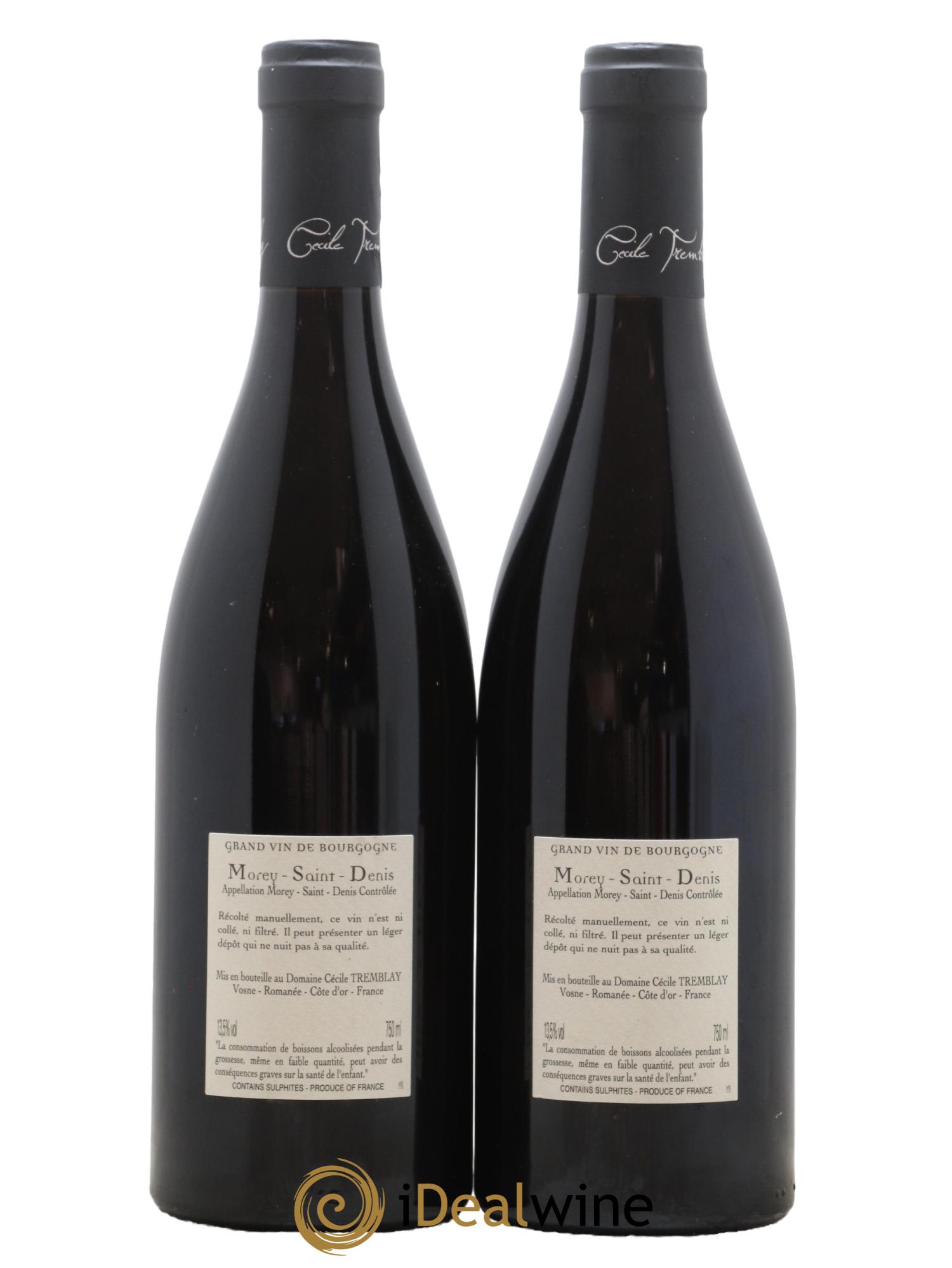 Morey Saint-Denis Très Girard Cécile Tremblay 2015 - Lot of 2 bottles - 1