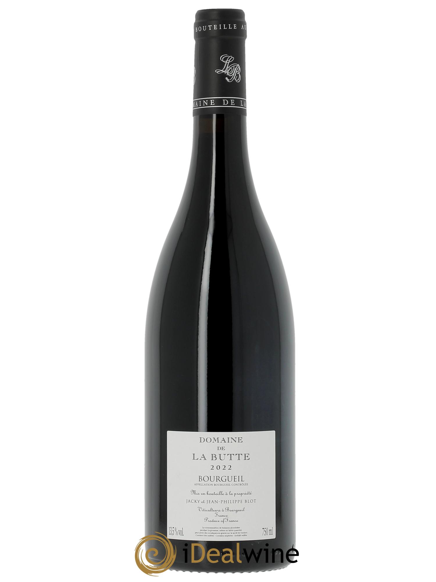 Bourgueil Perrières Domaine de La Butte - Jacky Blot  2022 - Lot de 1 bouteille - 1