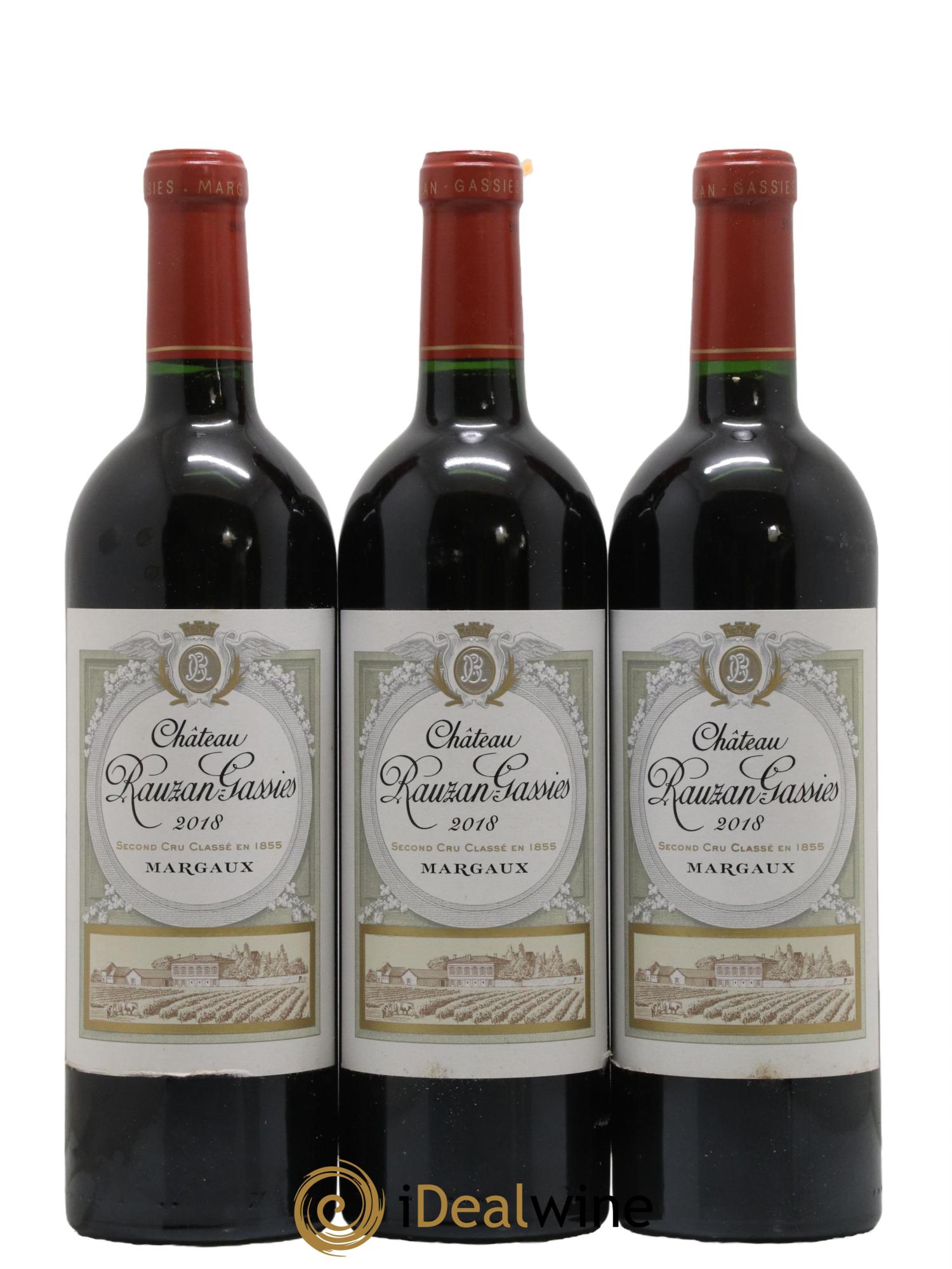 Château Rauzan-Gassies 2ème Grand Cru Classé 2018 - Lotto di 6 bottiglie - 1