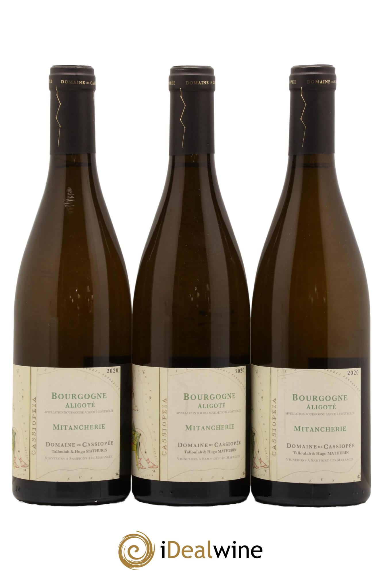 Bourgogne Aligote Mitancherie Domaine de Cassiopee 2020 - Lot de 3 bouteilles - 0
