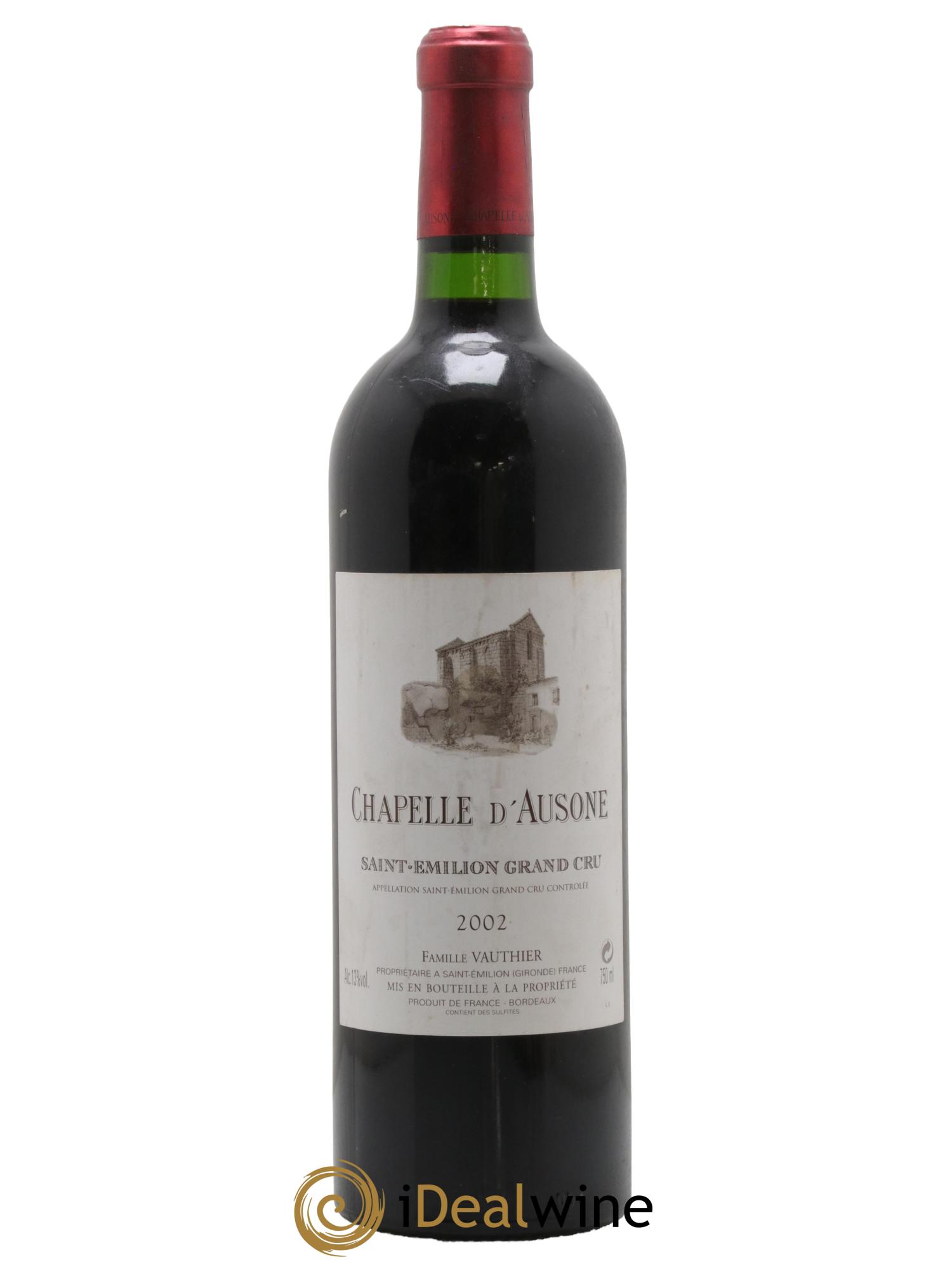 Chapelle d'Ausone Second Vin 2002 - Lot de 1 bouteille - 0