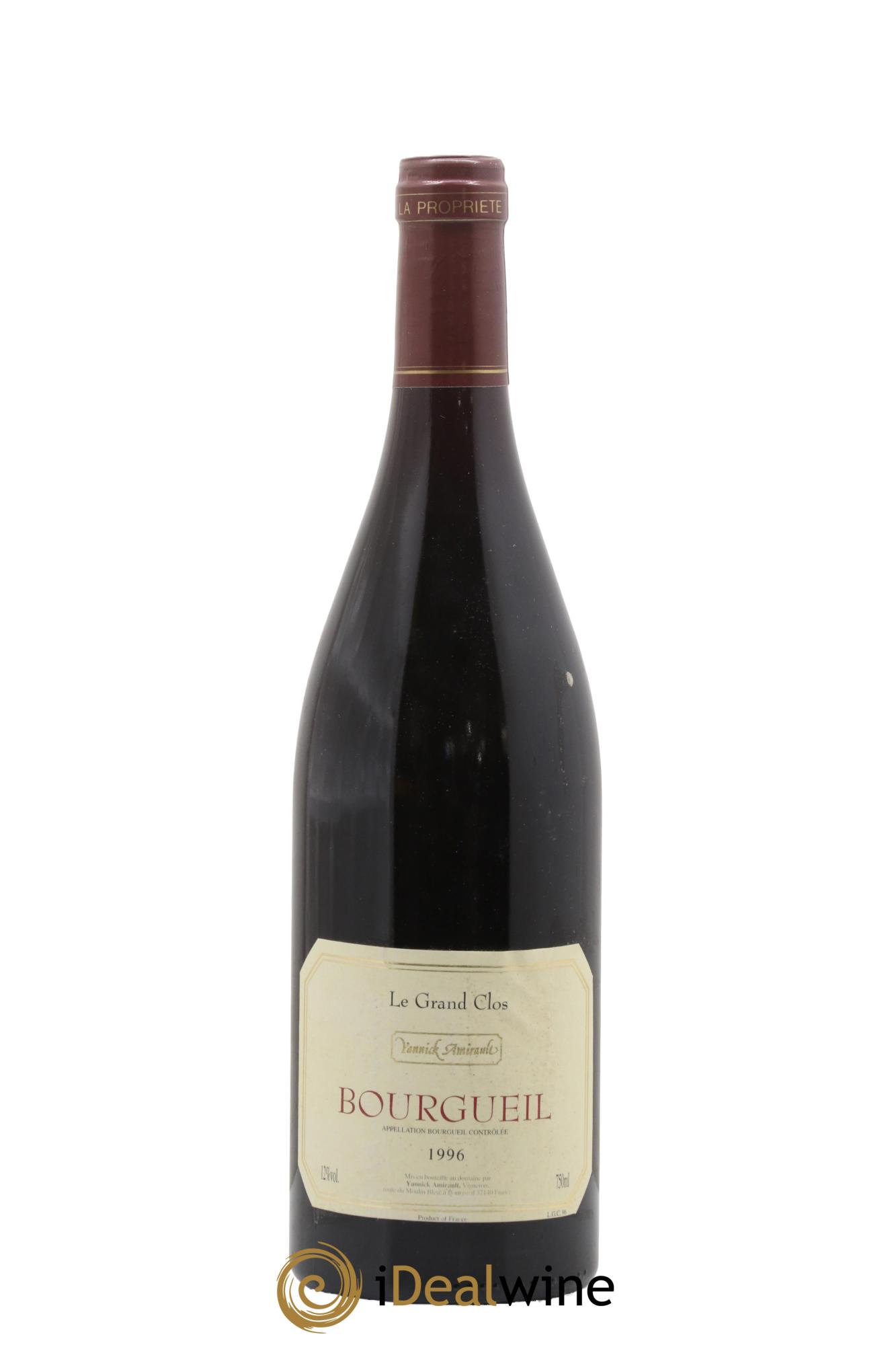 Bourgueil Le Grand Clos Yannick Amirault 1996 - Lot of 1 bottle - 0