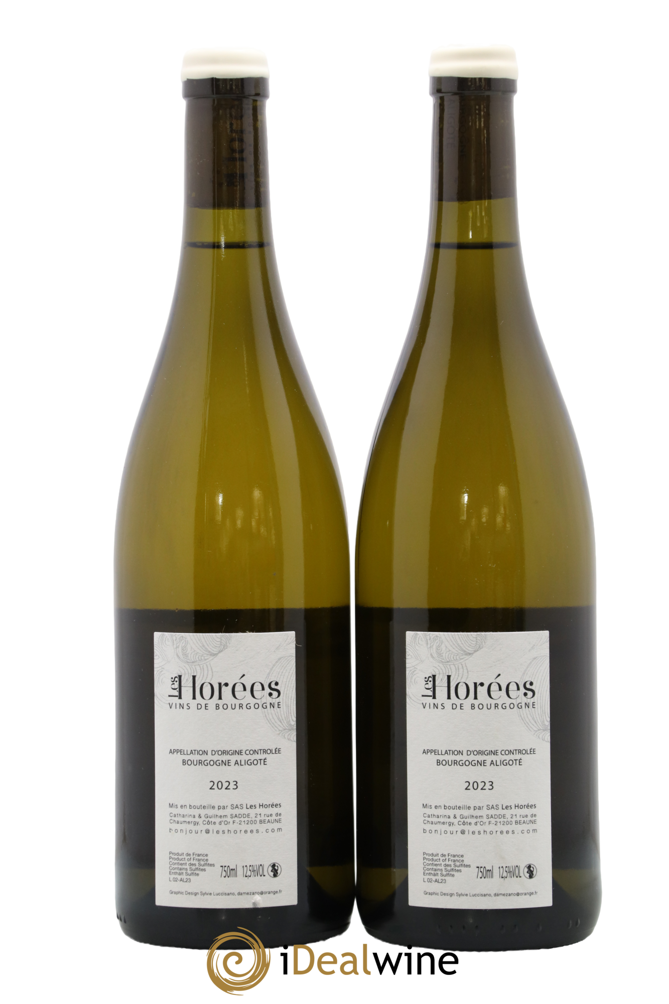 Bourgogne Aligoté En Coulezain Les Horées 2023 - Lotto di 2 bottiglie - 1
