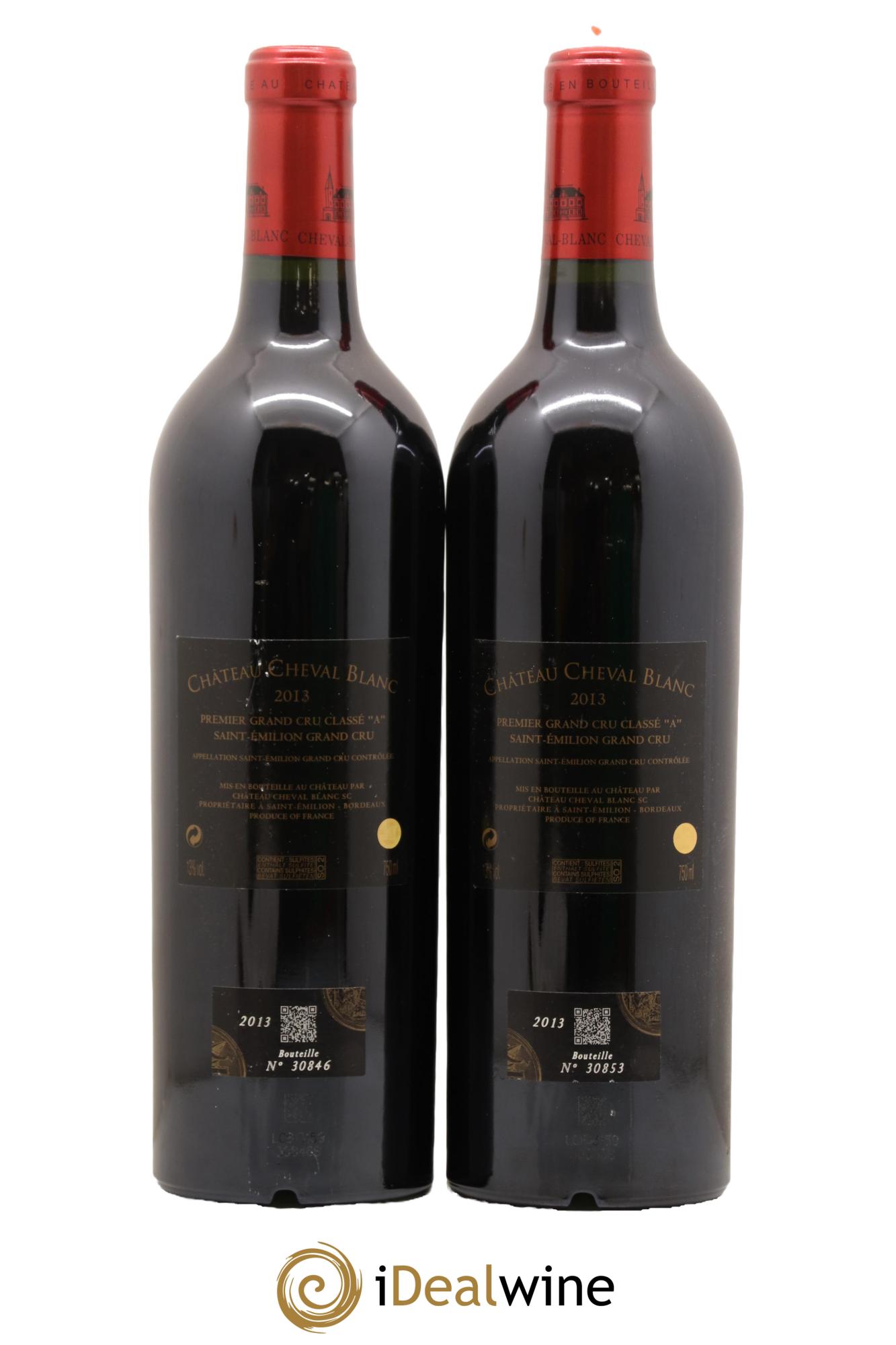Château Cheval Blanc 1er Grand Cru Classé A 2013 - Lot de 2 bouteilles - 1