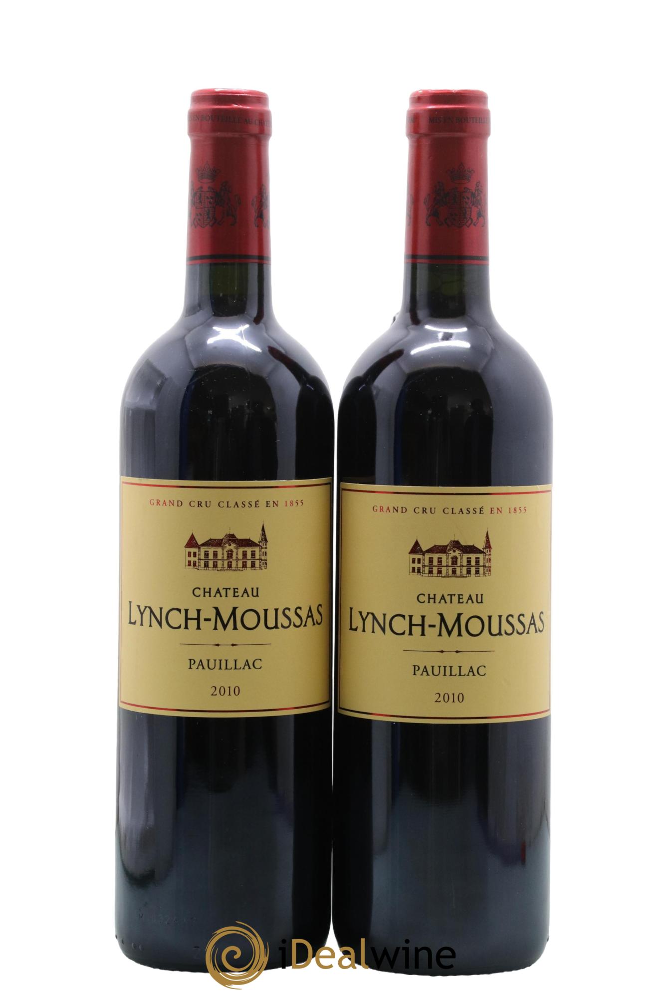 Château Lynch Moussas 5ème Grand Cru Classé 2010 - Lot de 2 bouteilles - 0