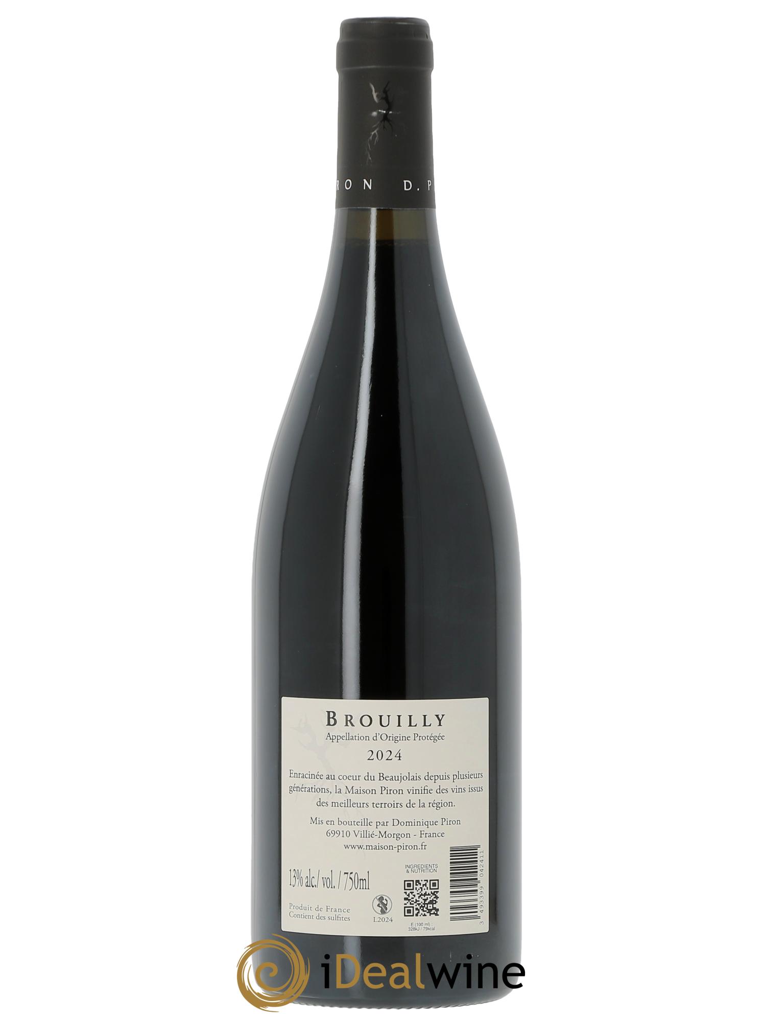 Brouilly Dominique Piron (Domaine)  2024 - Lot of 1 bottle - 1