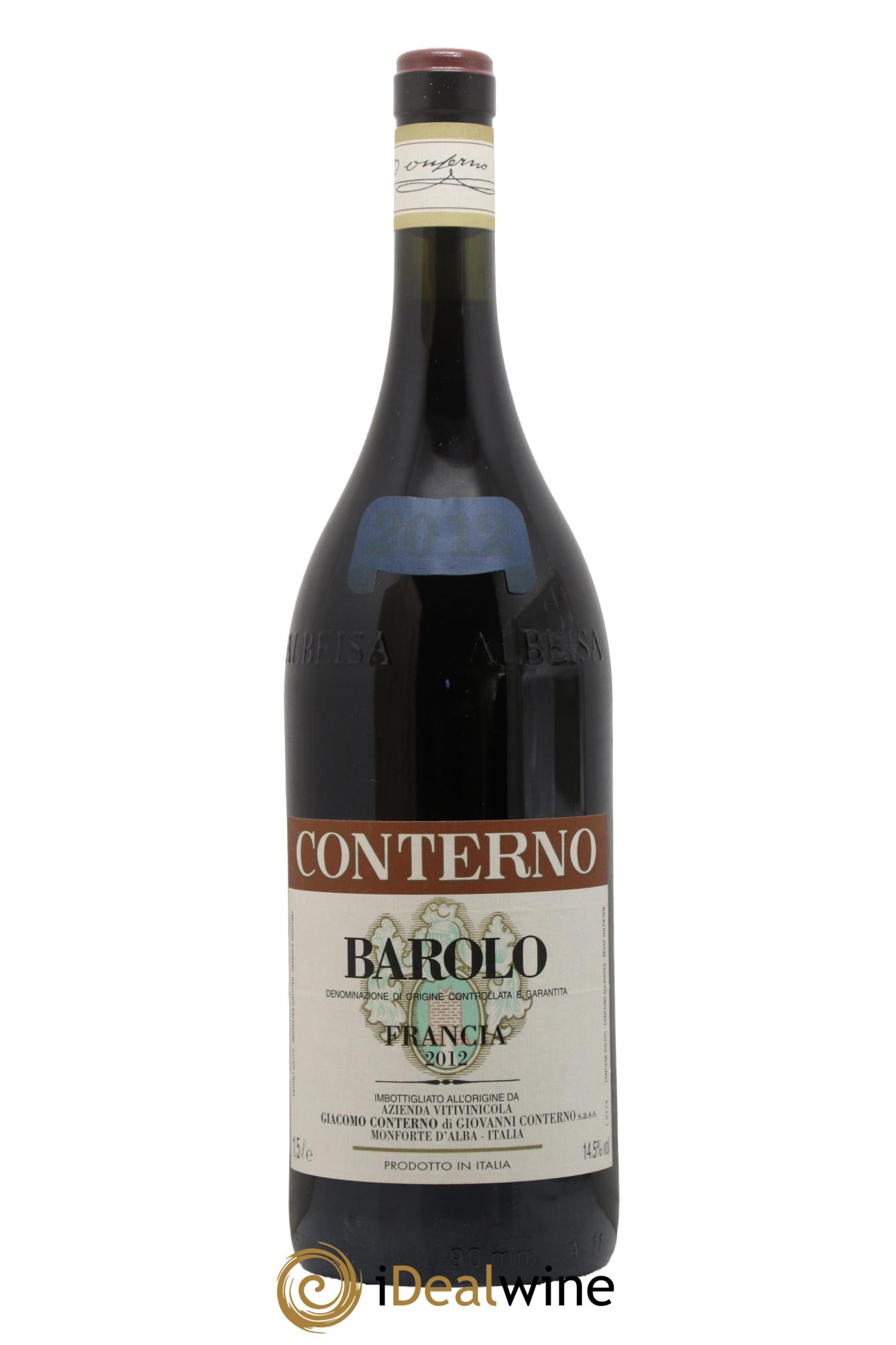 Barolo DOCG Vigna Francia Giacomo Conterno 2012 - Posten von 1 Magnum - 1