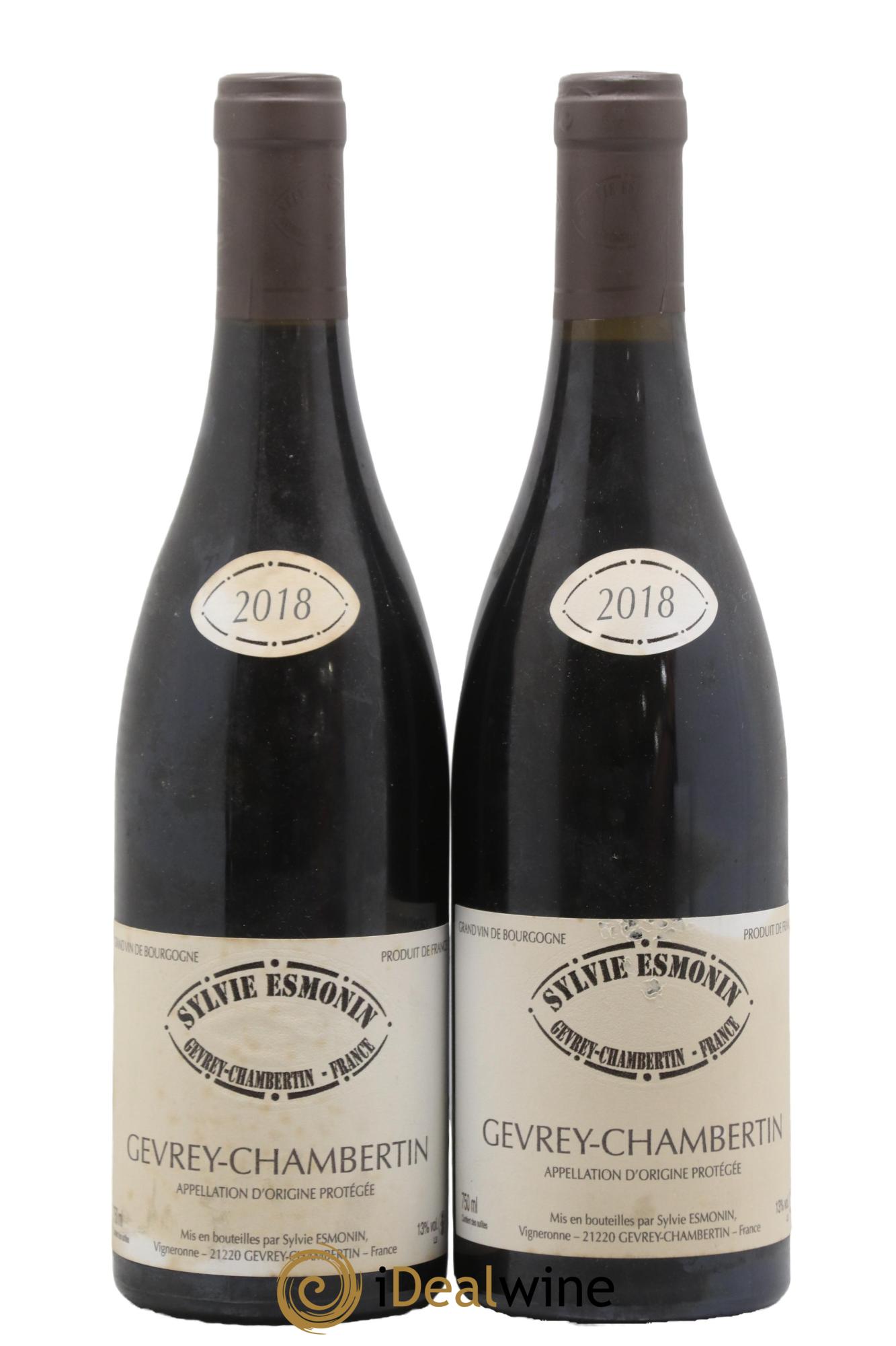 Gevrey-Chambertin Sylvie Esmonin 2018 - Lot de 2 bouteilles - 0