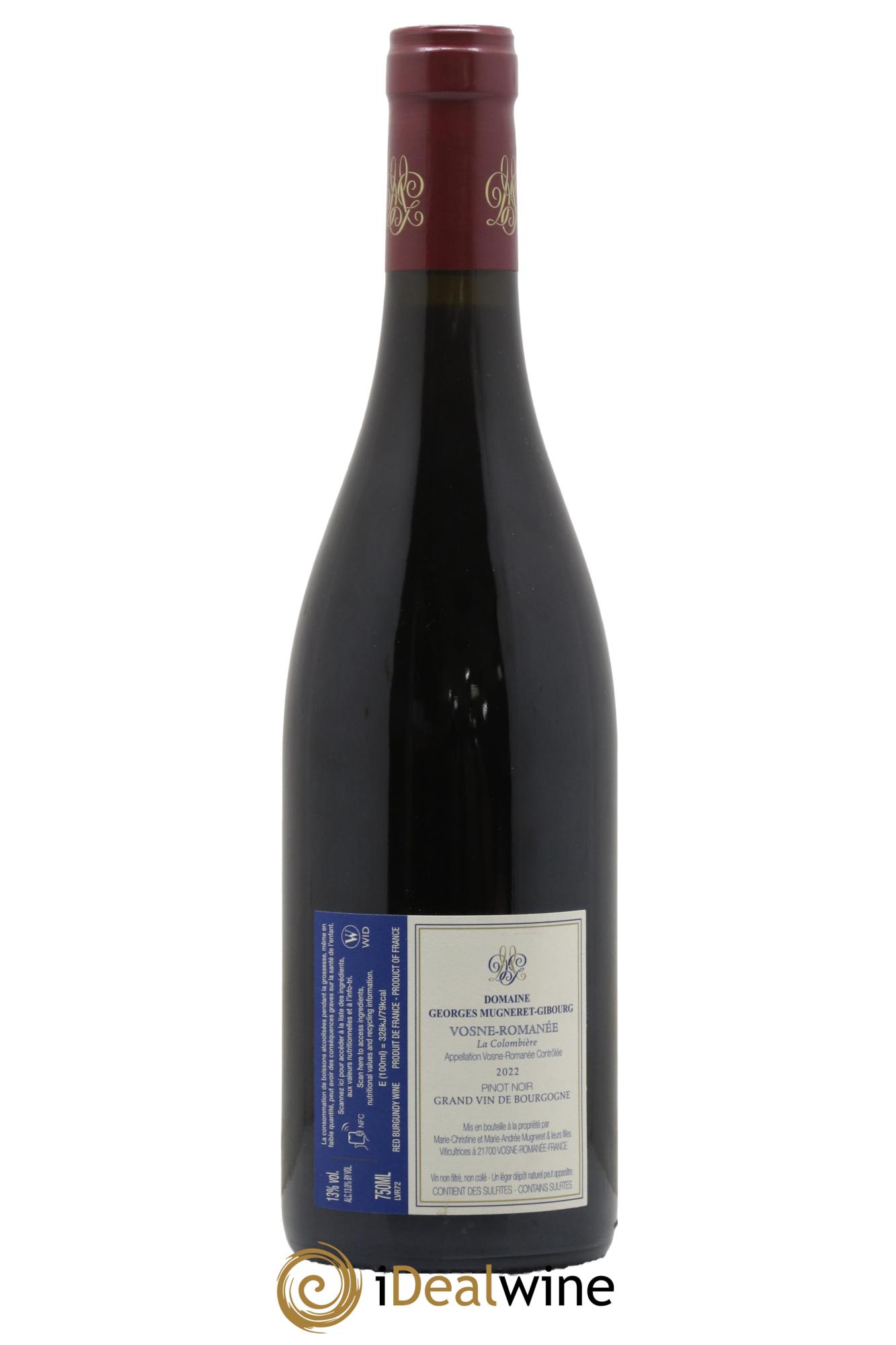 Vosne-Romanée La Colombière Mugneret-Gibourg (Domaine) 2022 - Posten von 1 Flasche - 1