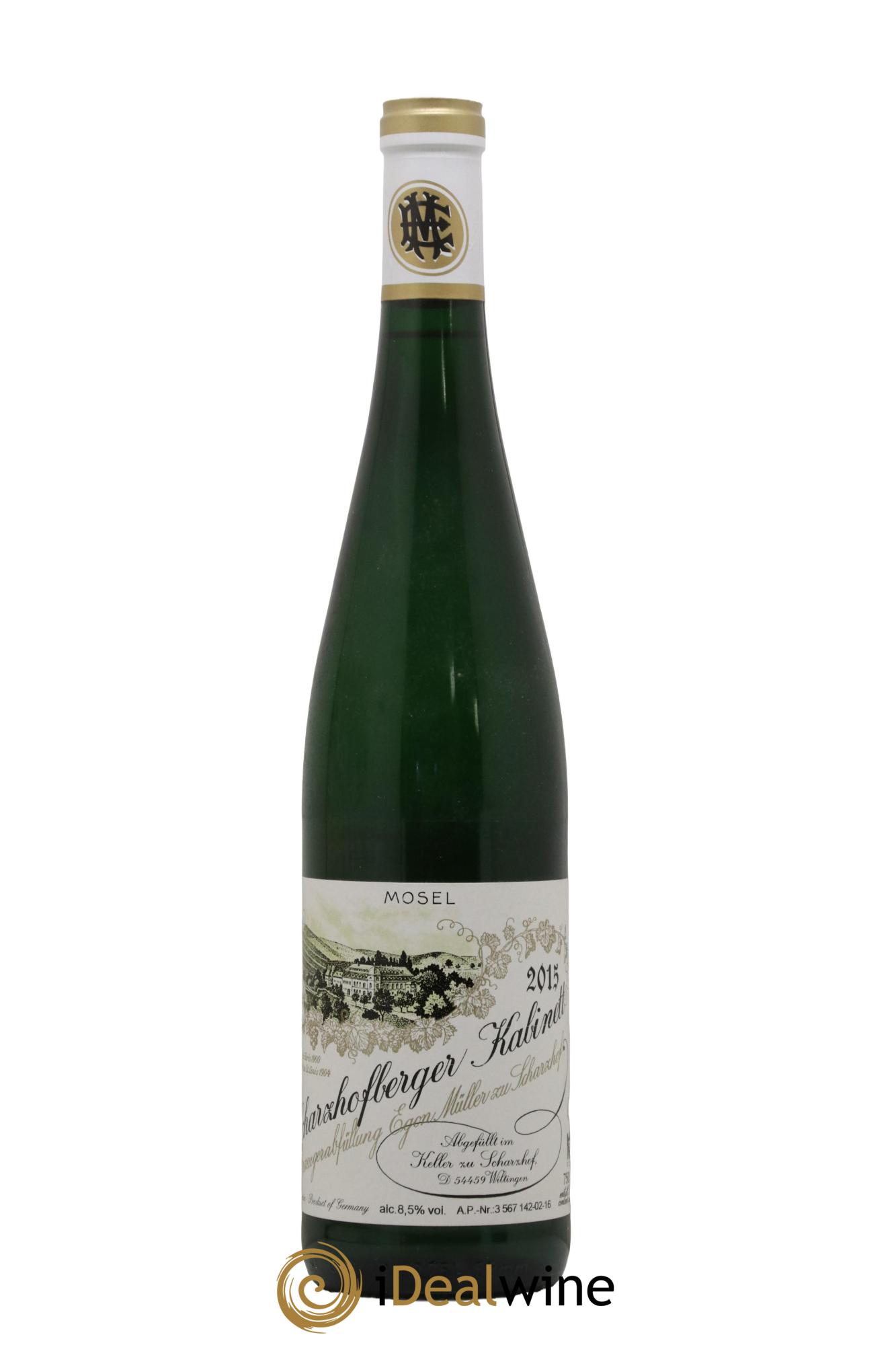 Riesling Scharzhofberger Kabinett Egon Muller 2015 - Lot de 1 bouteille - 0