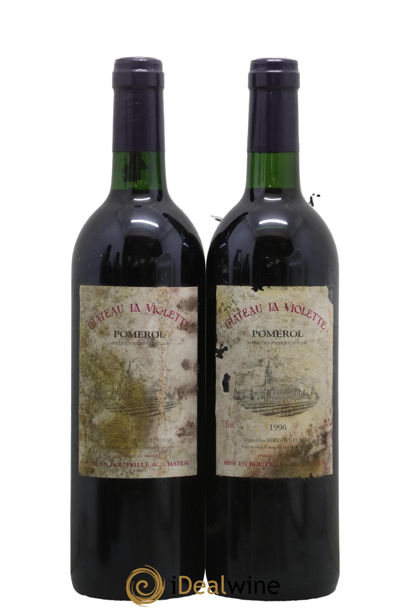 Château la Violette 1996 - Lot de 2 bouteilles - 0