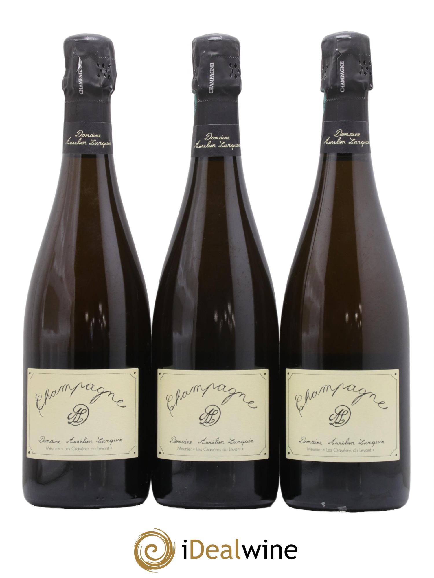 Chardonnay Les Crayères du Levant Aurélien Lurquin 2018 - Lot de 3 bouteilles - 0