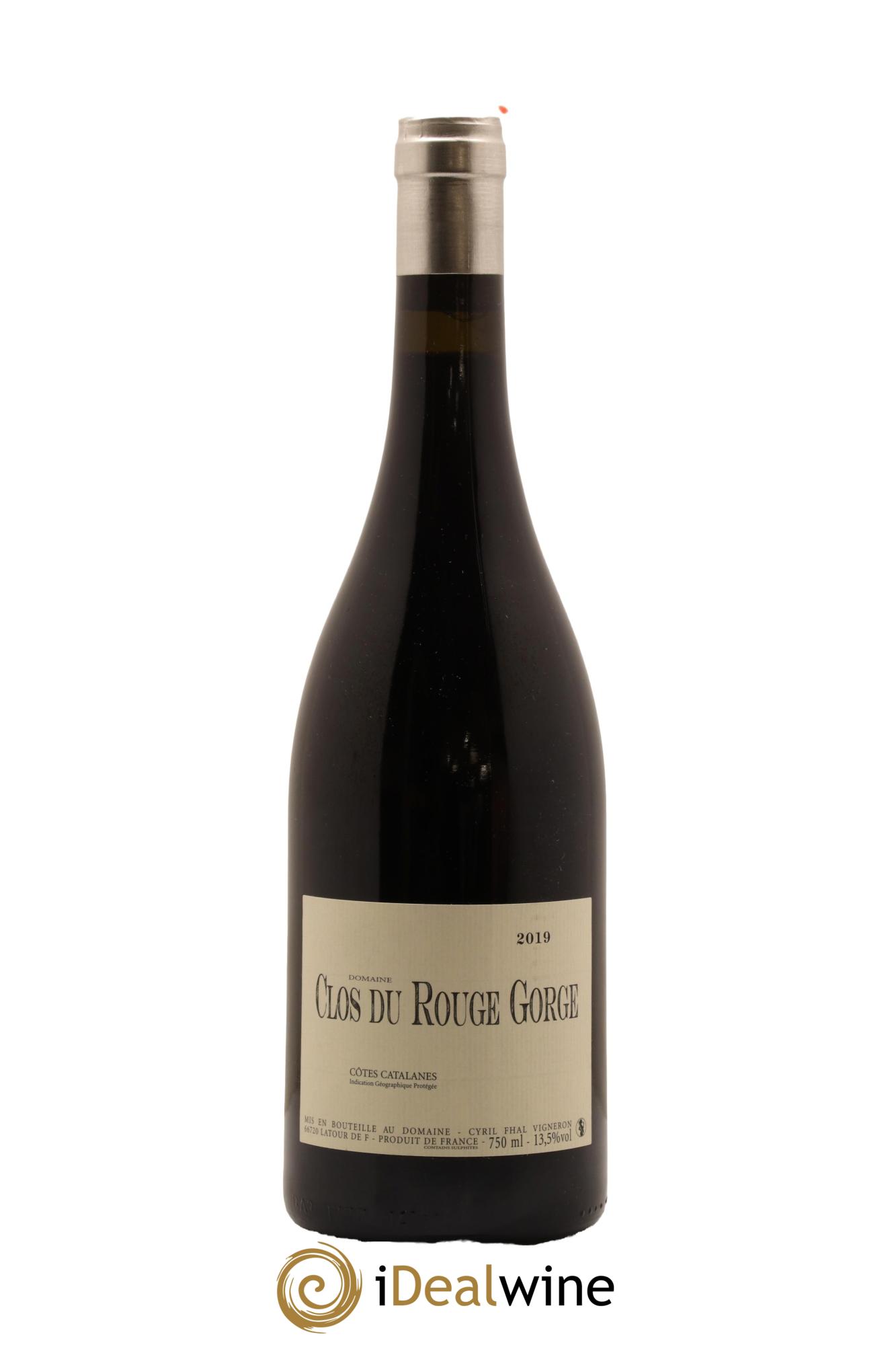 Côtes Catalanes Clos du Rouge Gorge Vieilles Vignes Cyril Fhal 2019 - Lot de 1 bouteille - 0