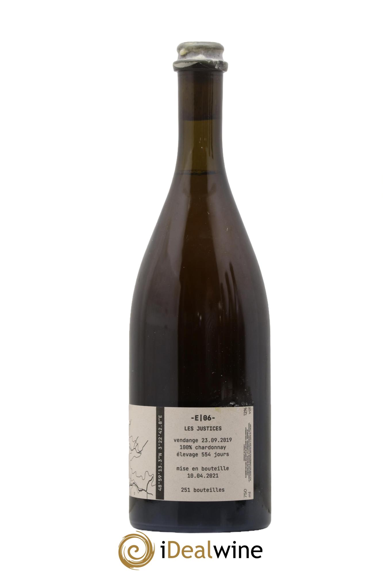 Coteaux Champenois E6 Justices Chardonnay Gauditiabois 2019 - Lot de 1 bouteille - 1