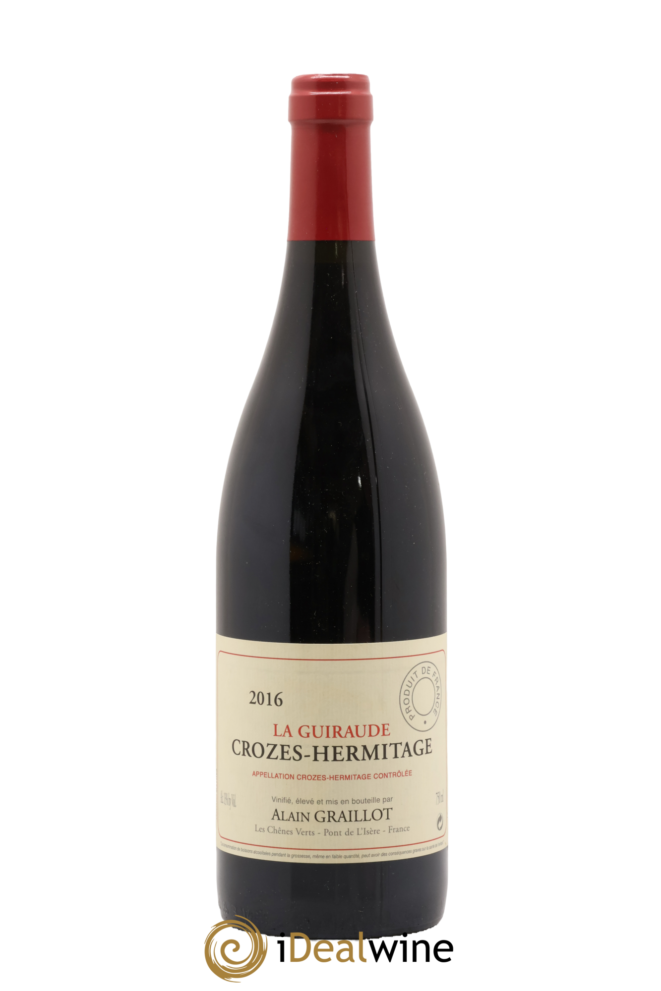 Crozes-Hermitage La Guiraude Domaine Graillot 2016 - Lot de 1 bouteille - 0