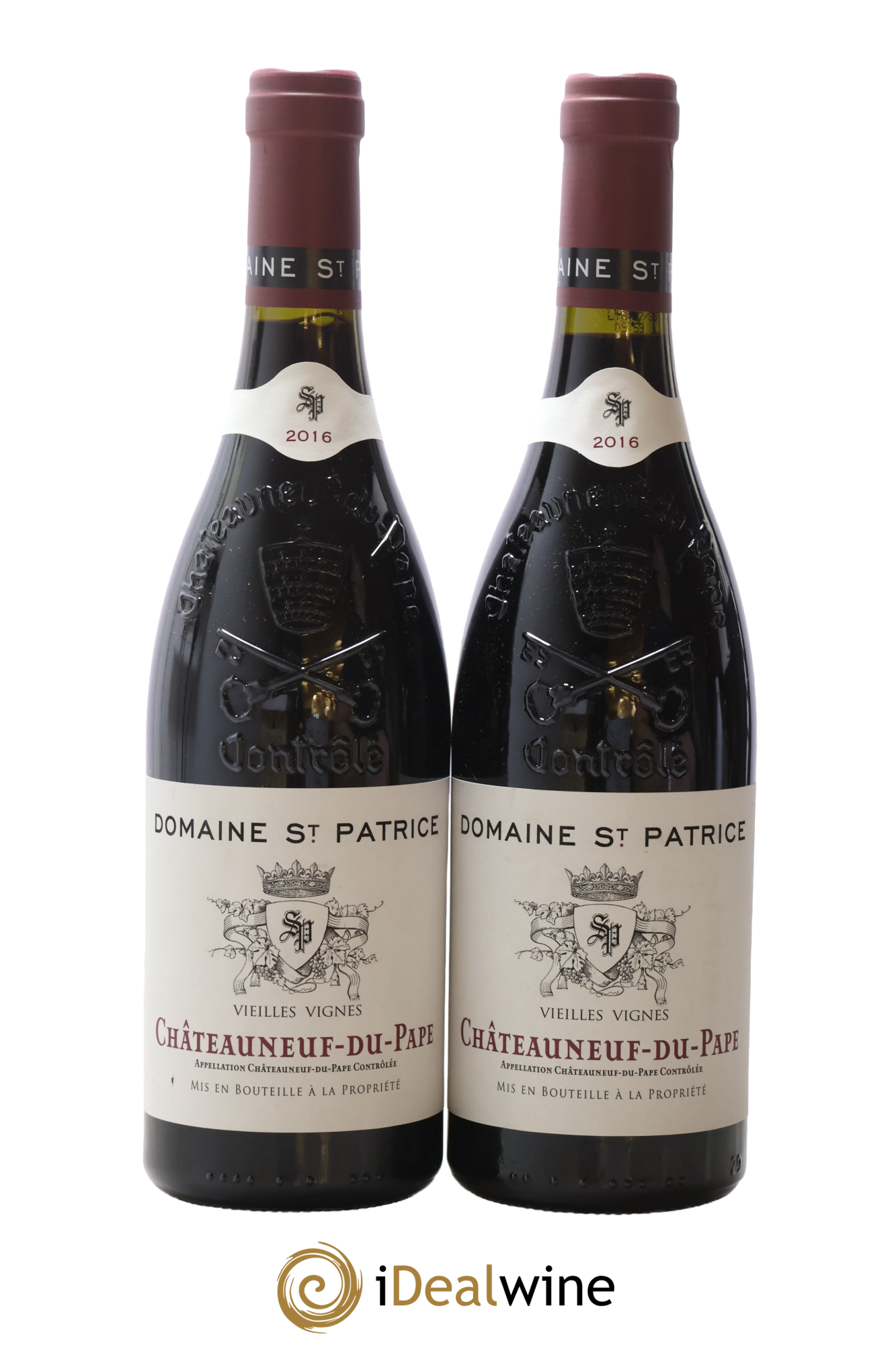 Châteauneuf-du-Pape Clos Saint-Patrice 2016 - Lot de 2 bouteilles - 0