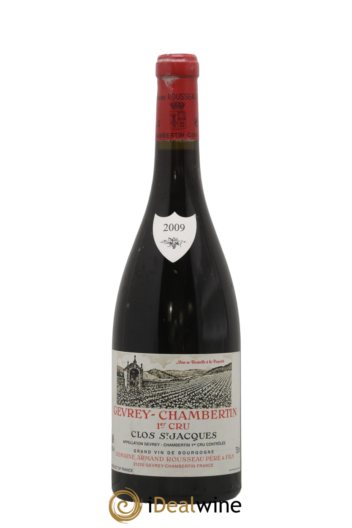 Gevrey-Chambertin 1er Cru Clos Saint-Jacques Armand Rousseau (Domaine) 2009 - Lot de 1 bouteille - 0