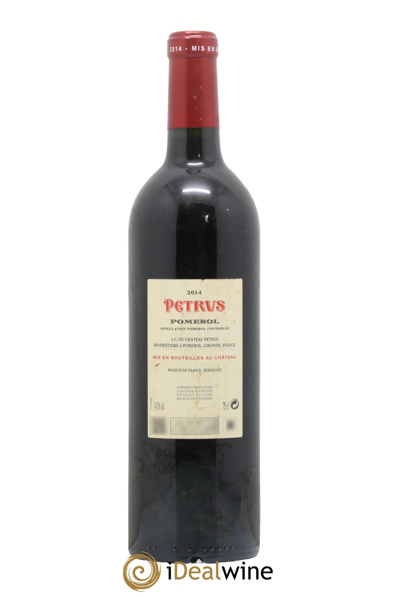 Petrus 2014 - Lot de 1 bouteille - 1
