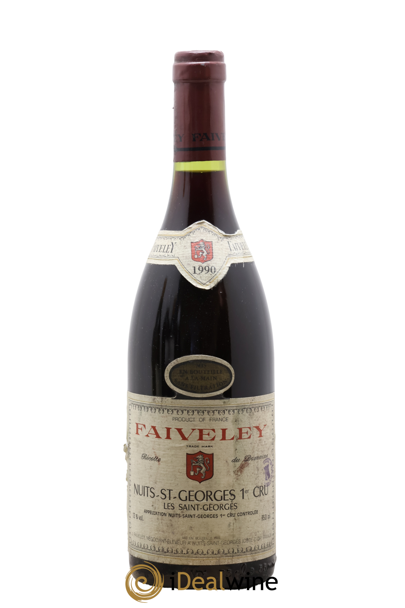 Nuits-Saint-Georges 1er Cru Les Saint-Georges Faiveley 1990 - Lot de 1 bouteille - 0