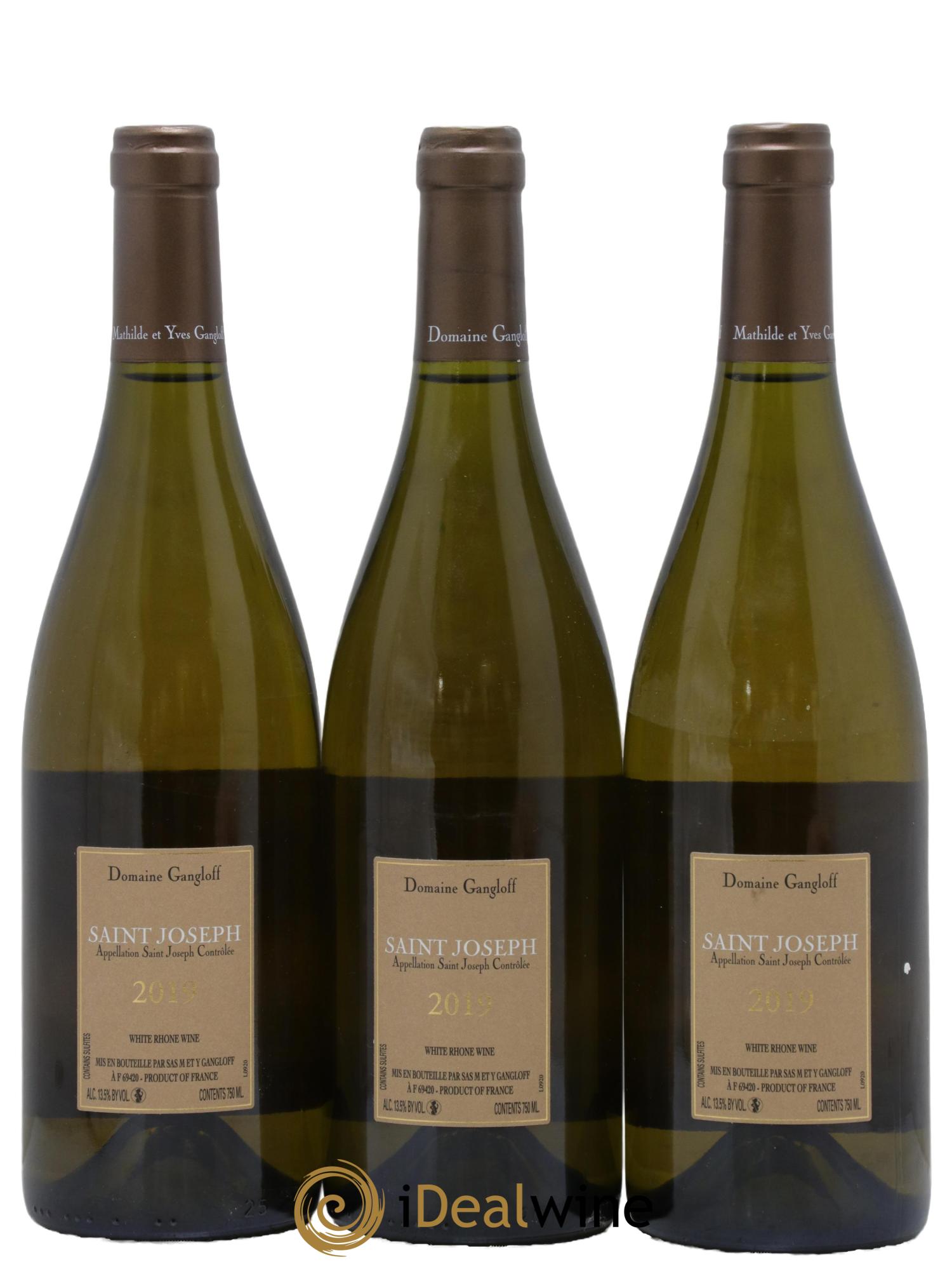 Saint-Joseph Gangloff (Domaine) 2019 - Lot de 3 bouteilles - 1