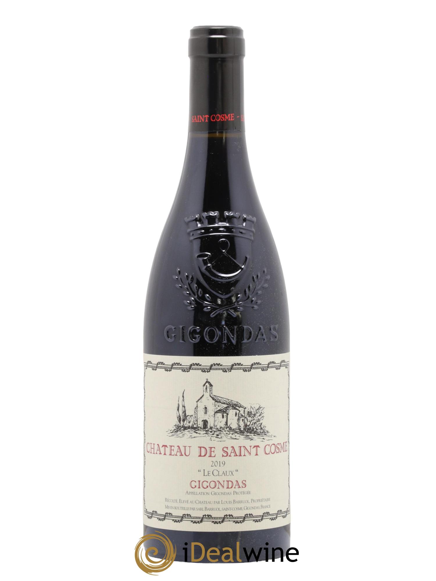 Gigondas Le Claux Saint Cosme  2019 - Lot de 1 bouteille - 0