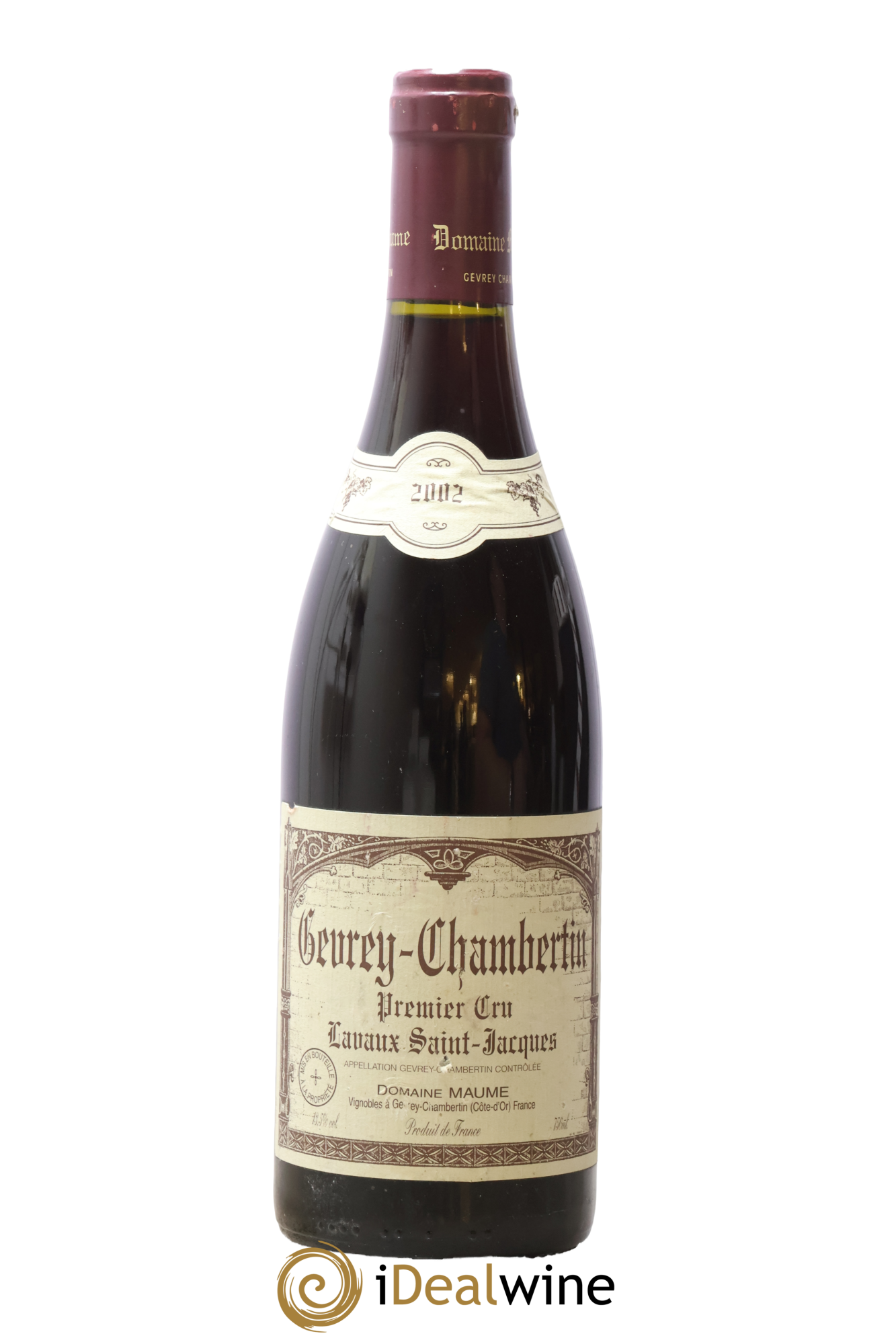Gevrey-Chambertin 1er Cru Lavaux Saint Jacques Maume (Domaine) 2002 - Lot of 1 bottle - 0