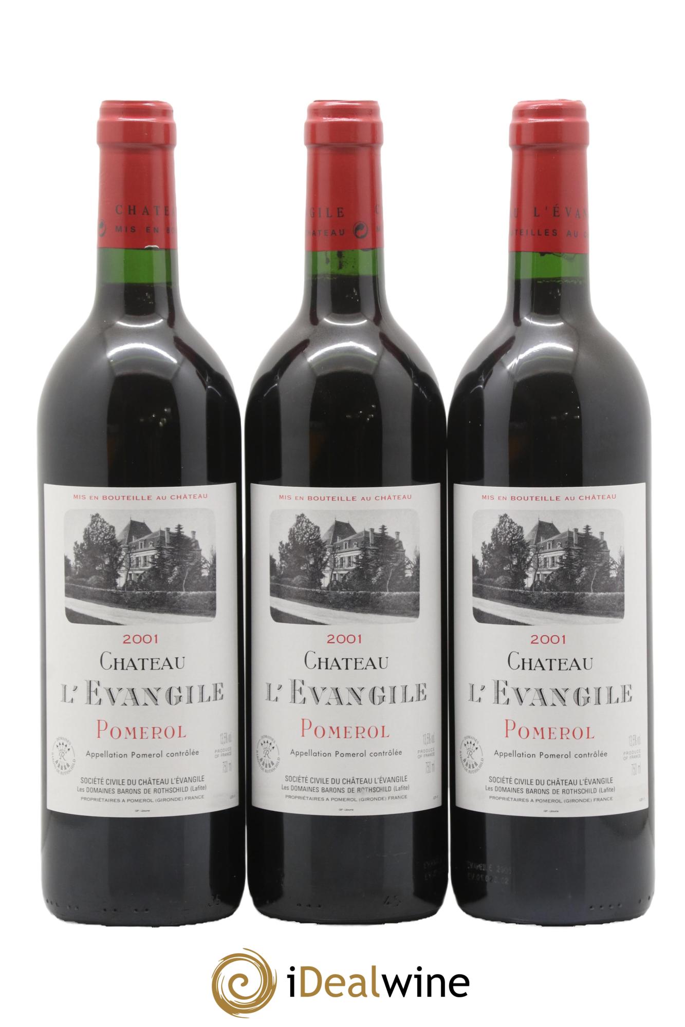 Château l' Évangile 2001 - Posten von 12 Flaschen - 3