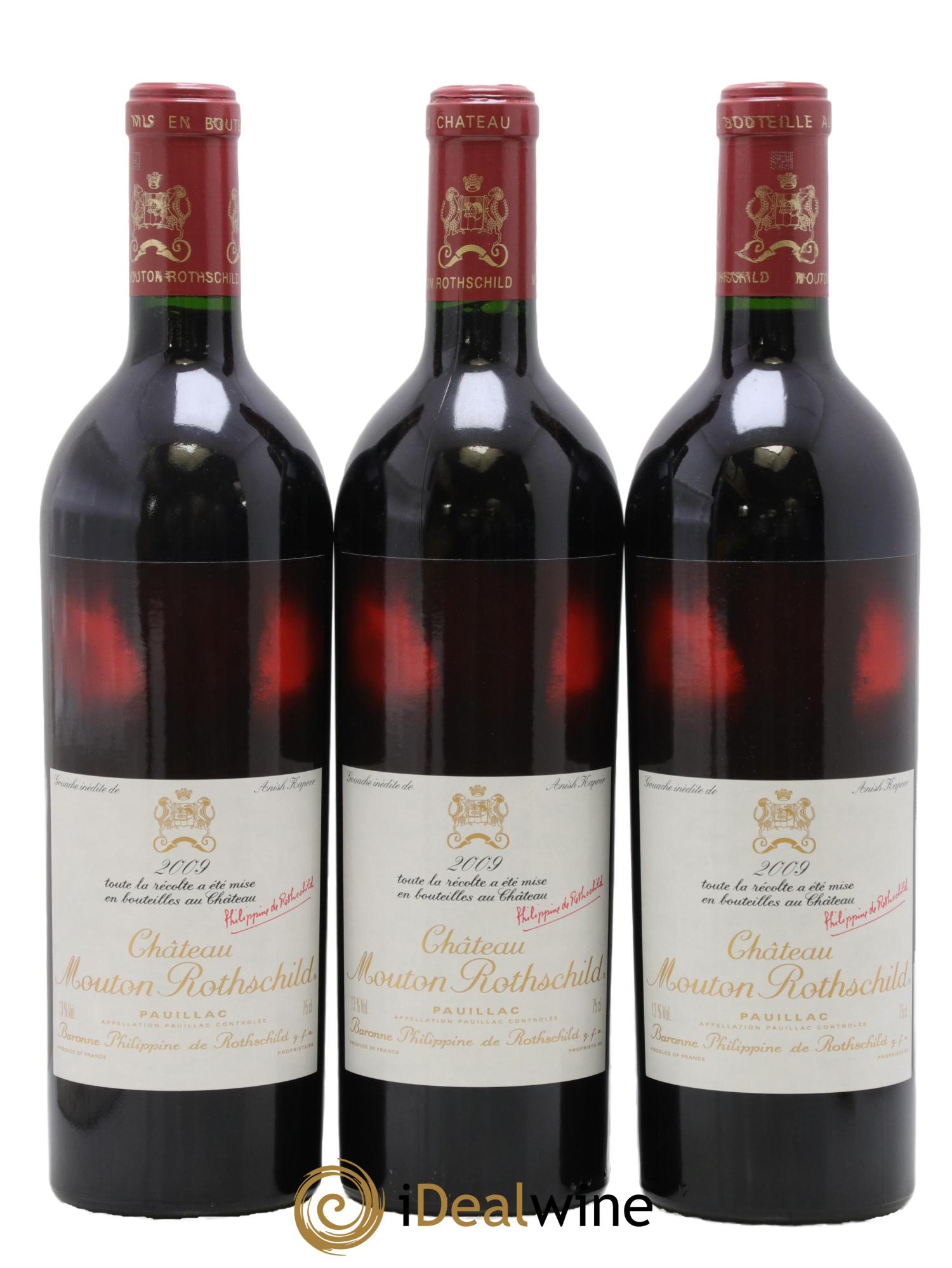 Château Mouton Rothschild 1er Grand Cru Classé 2009 - Lot of 12 bottles - 1
