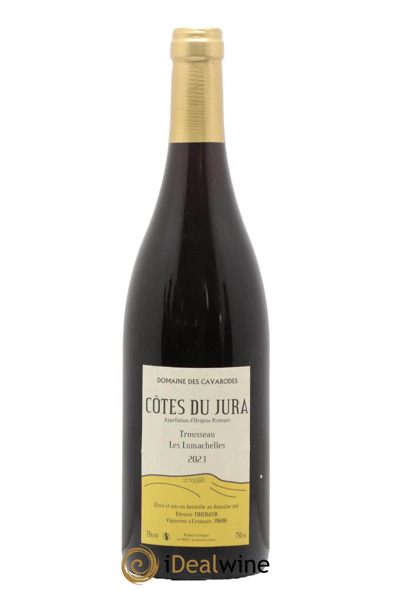 Côtes du Jura Trousseau Les Lumachelles Cavarodes (Domaine des) - Etienne Thiébaud 2023 - Lotto di 1 bottiglia - 0